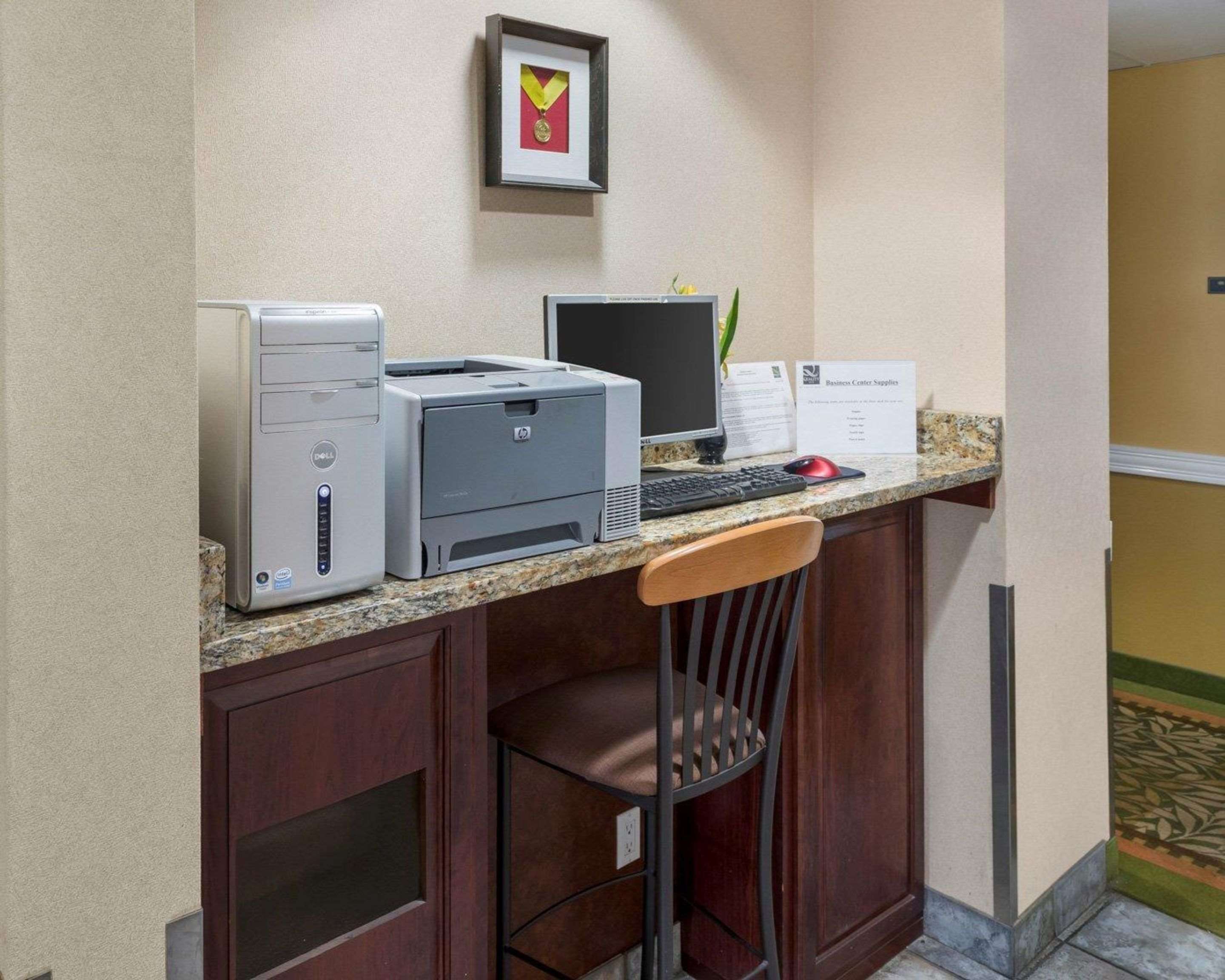 Business center with high-speed Internet access