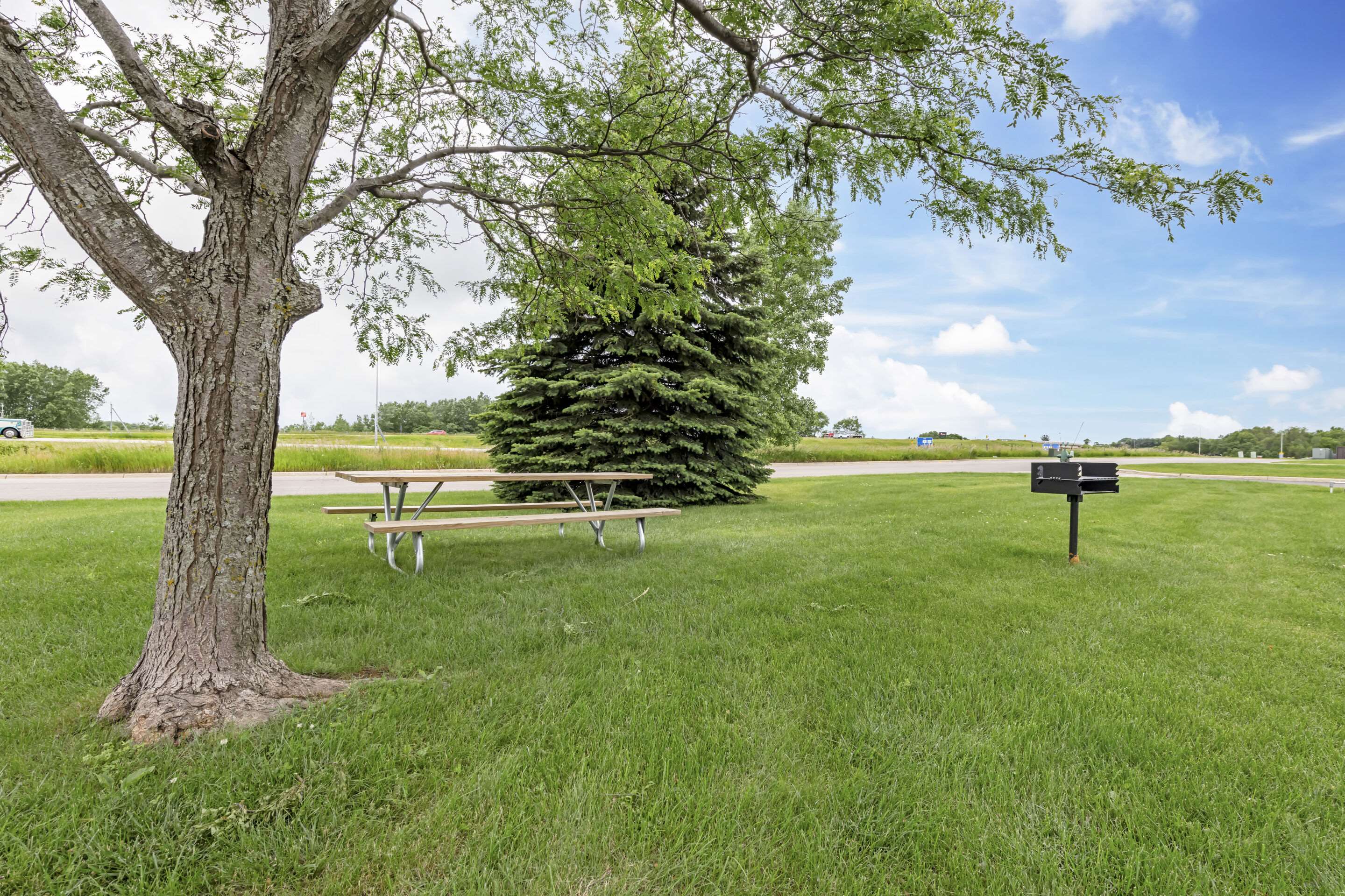 Barbecue area | Comfort Inn Albert Lea