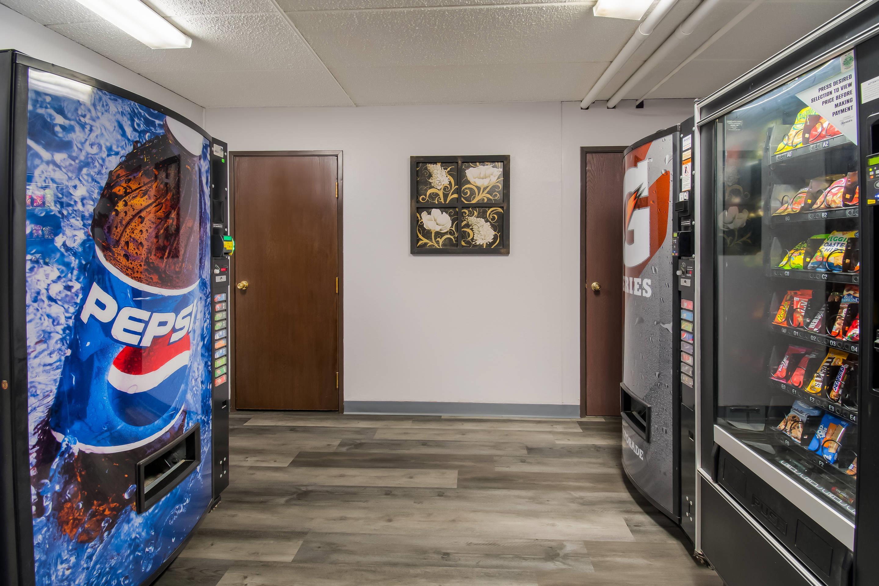 Hotel vending area