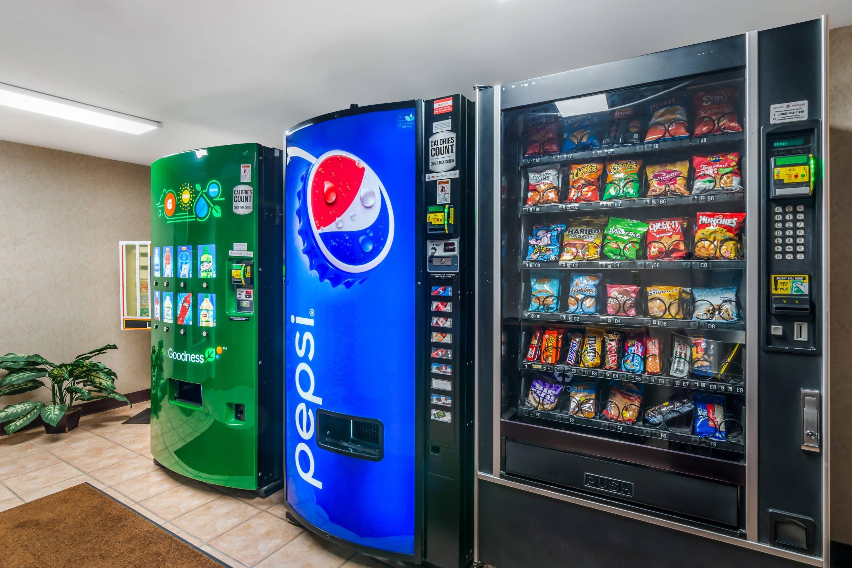Hotel vending area