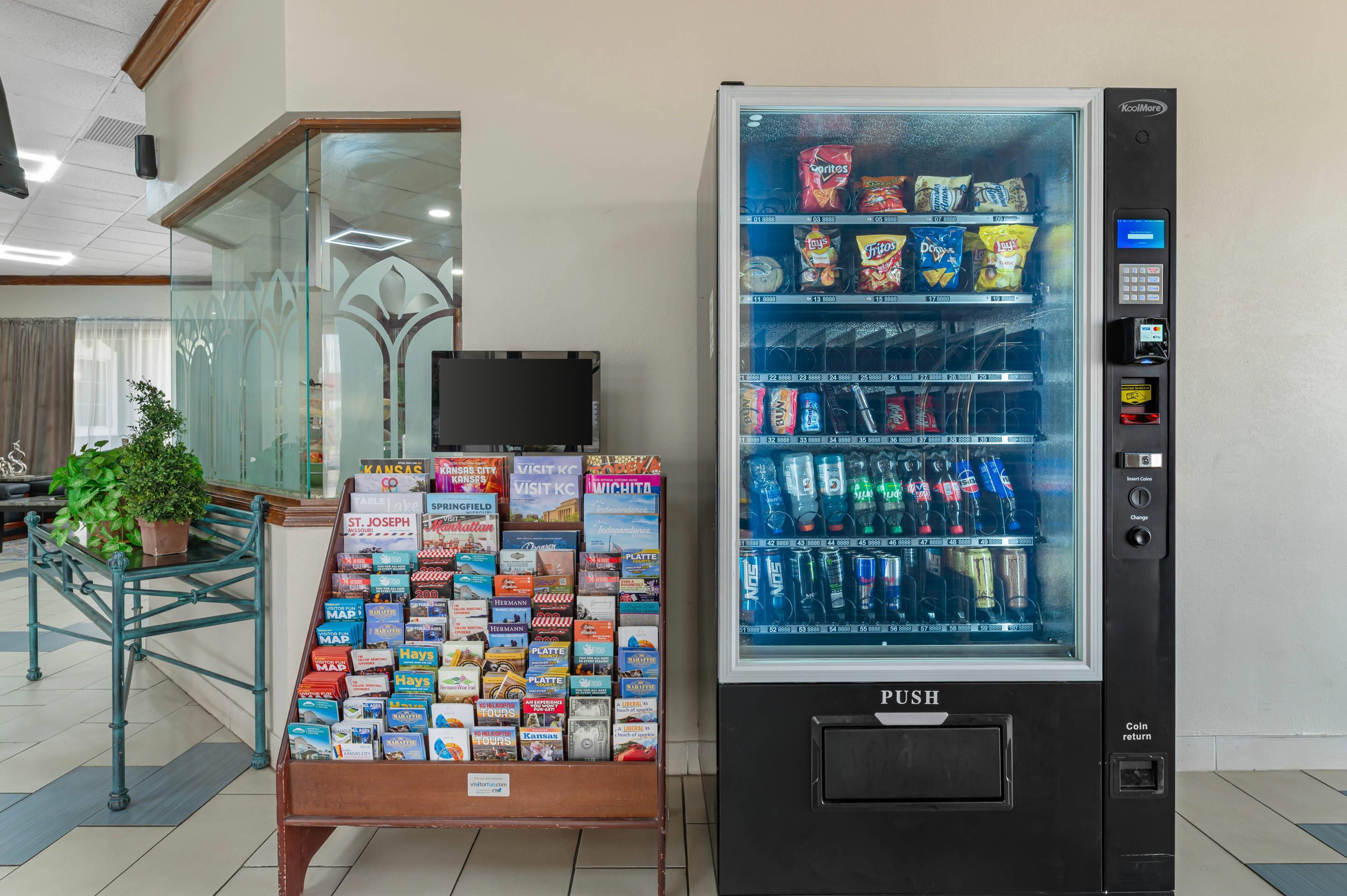 Hotel vending area