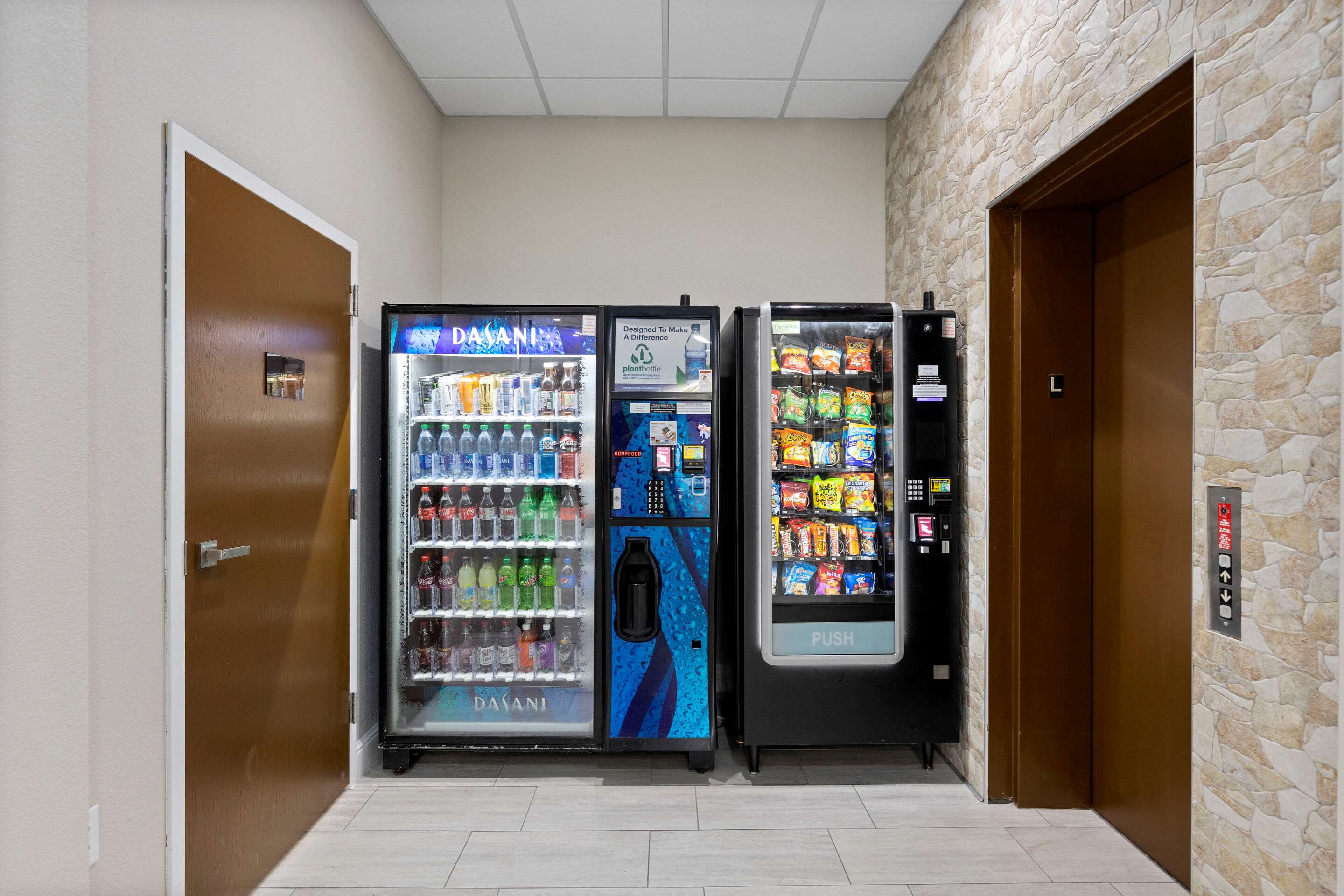 Hotel vending area