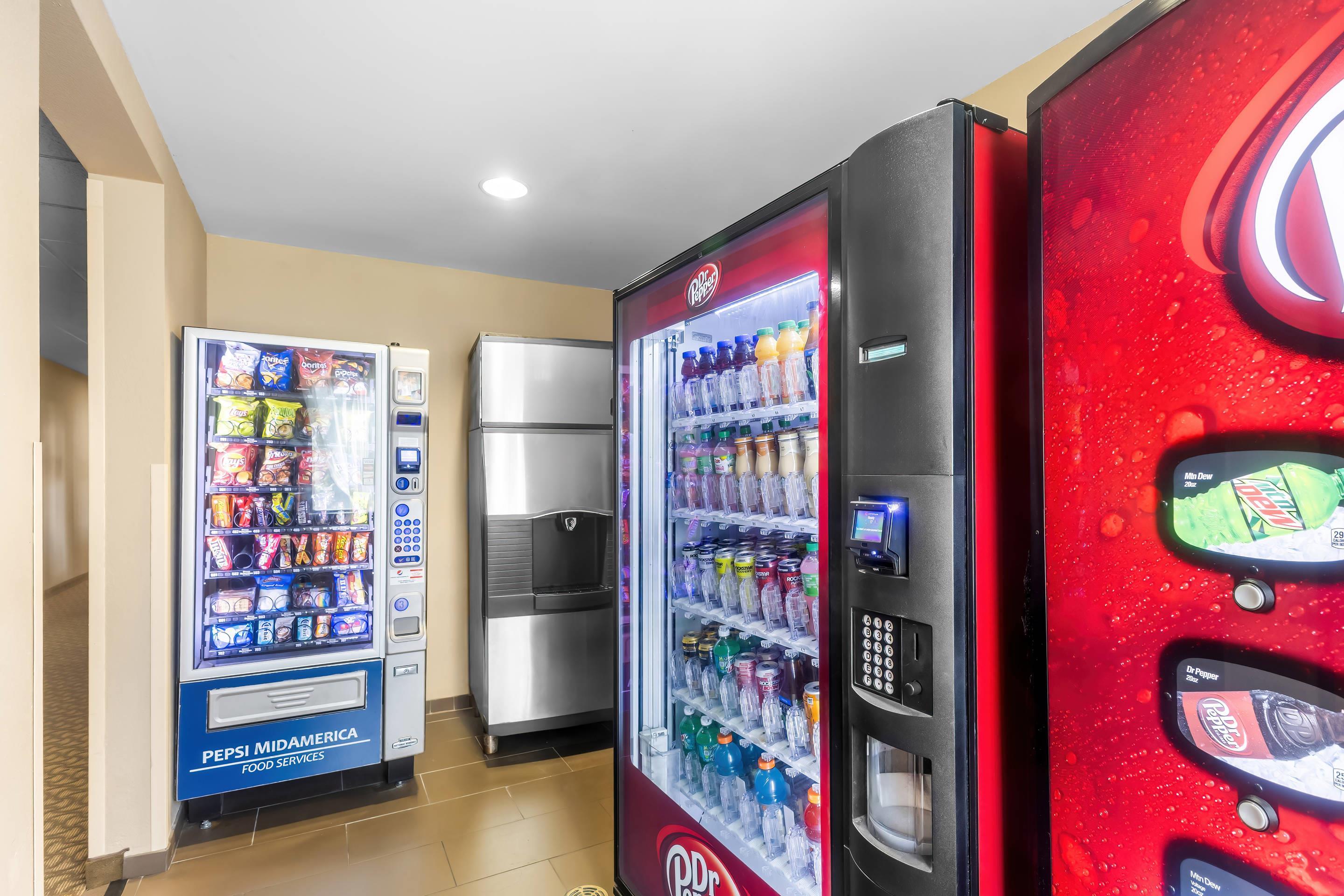 Hotel vending area