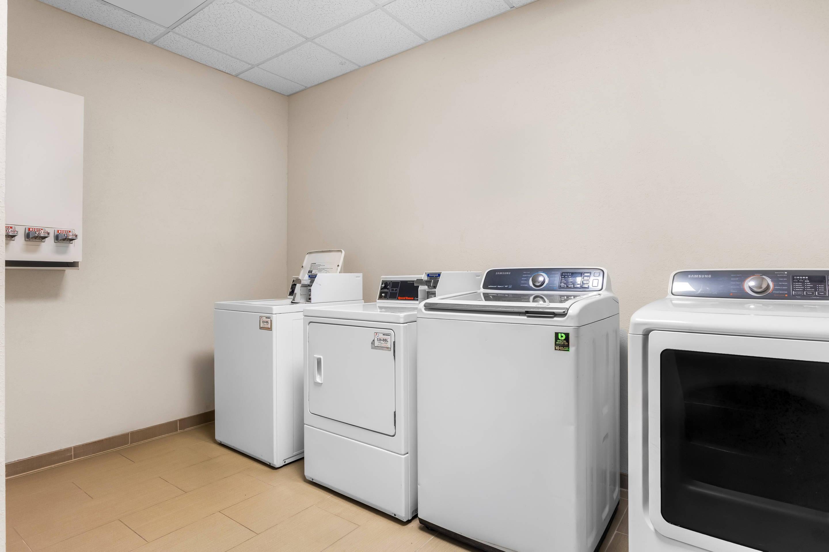Guest laundry facilities
