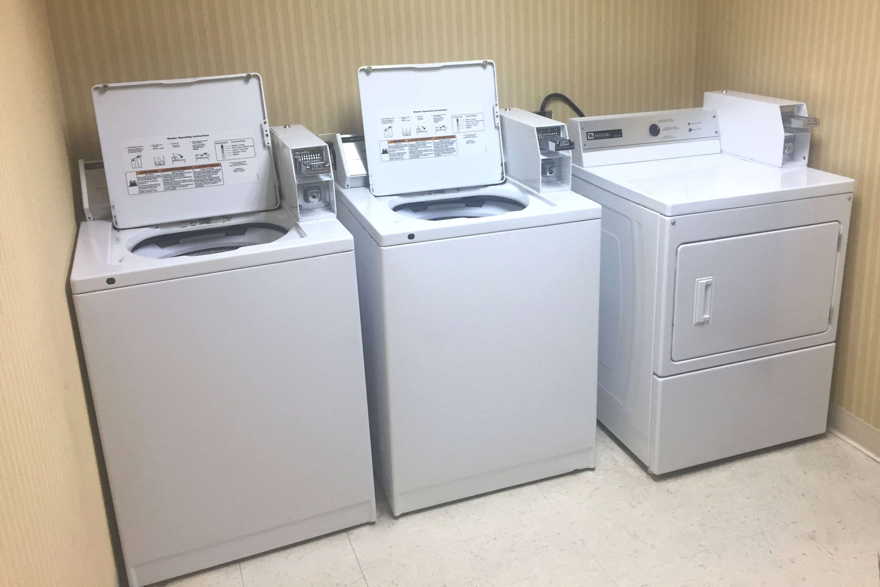 Guest laundry facilities