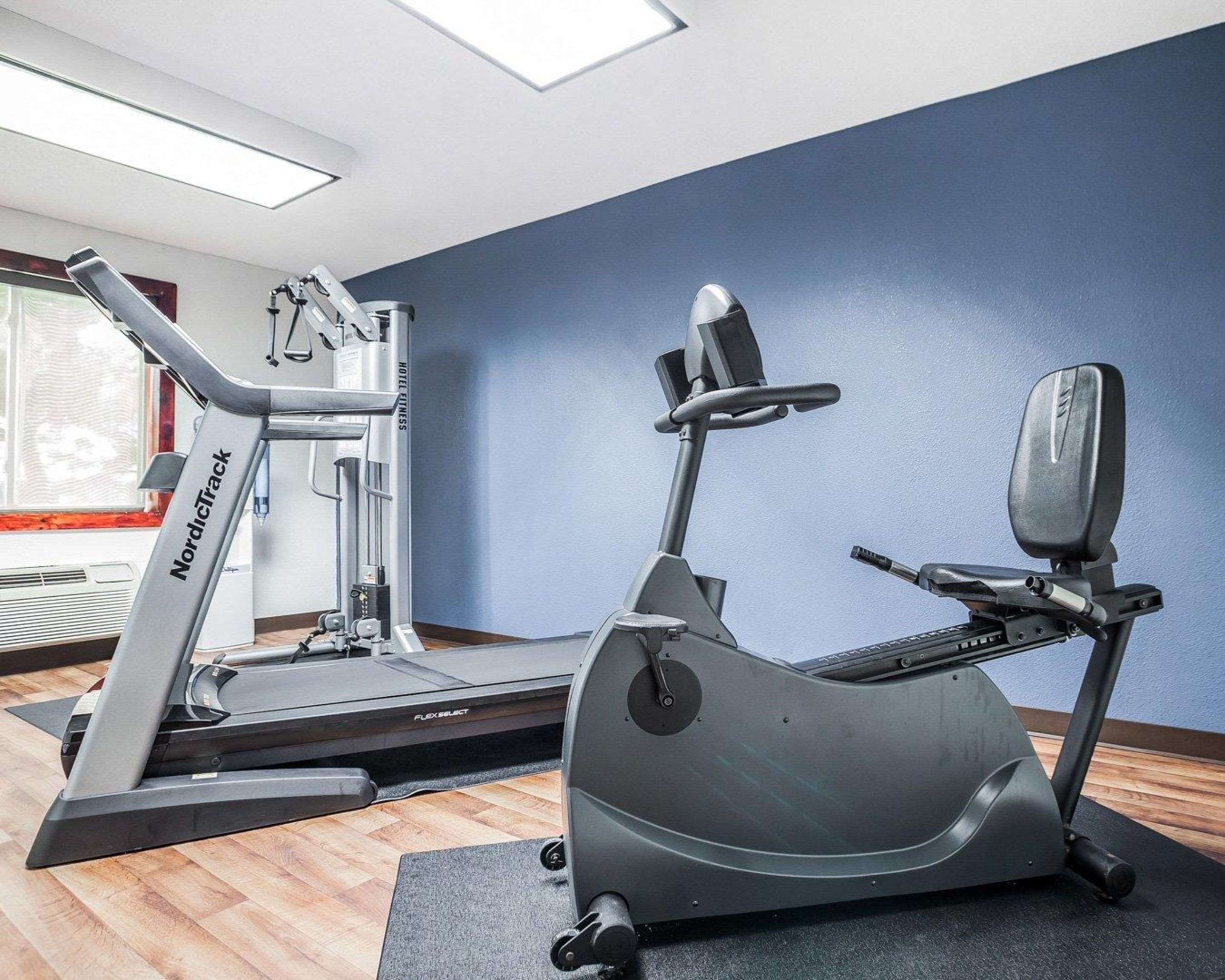 Fitness center with cardio equipment