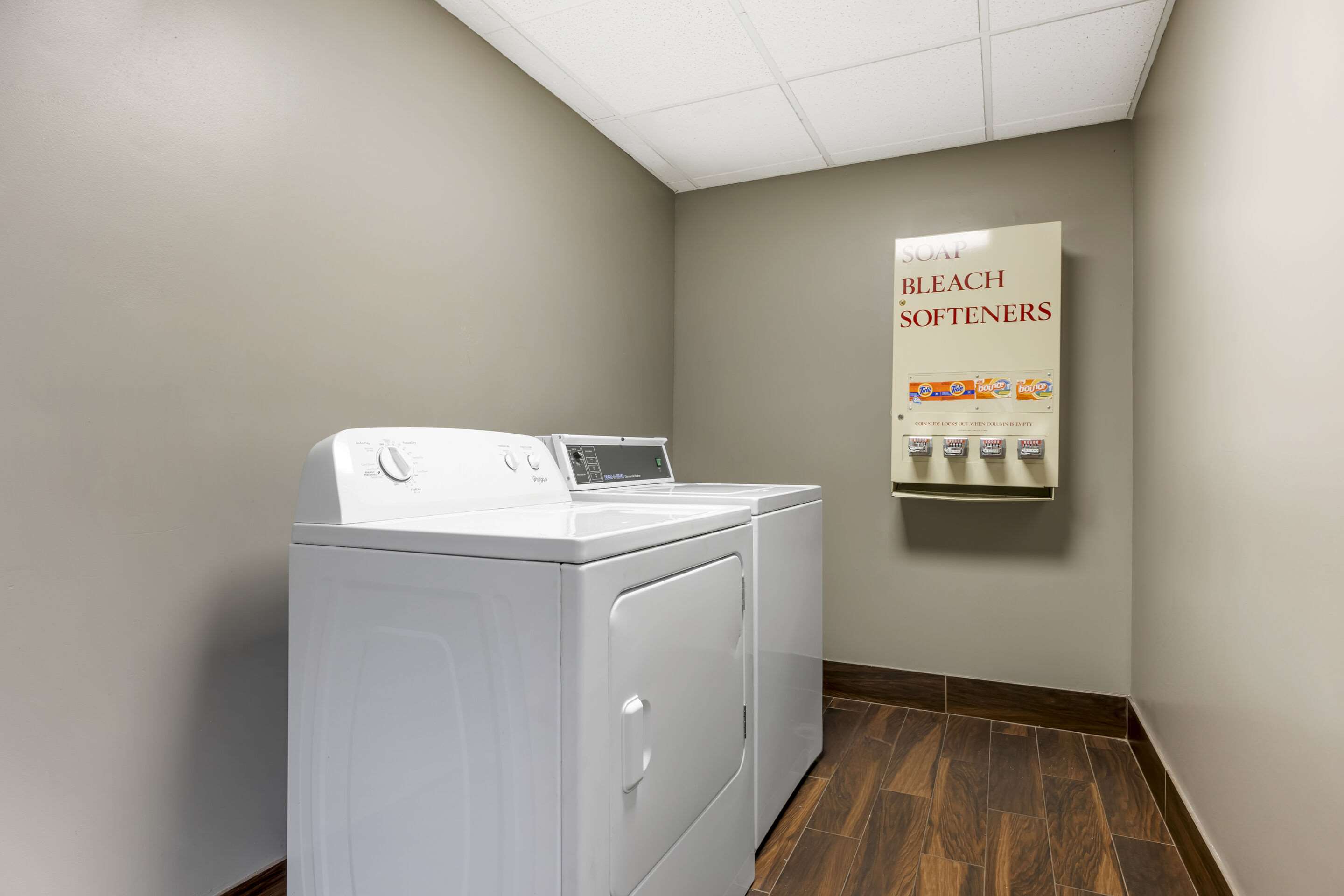 Guest laundry facilities