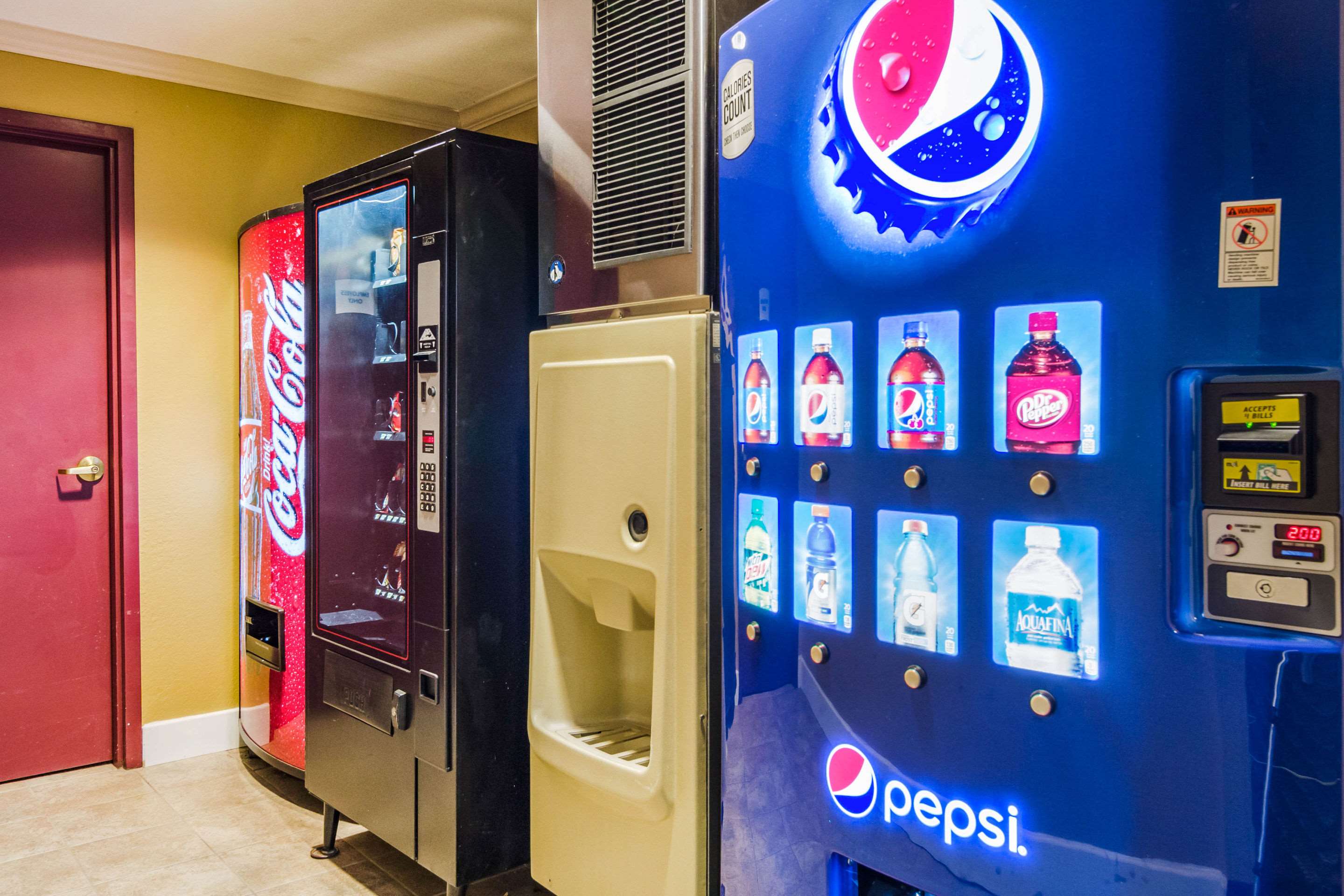 Hotel vending area