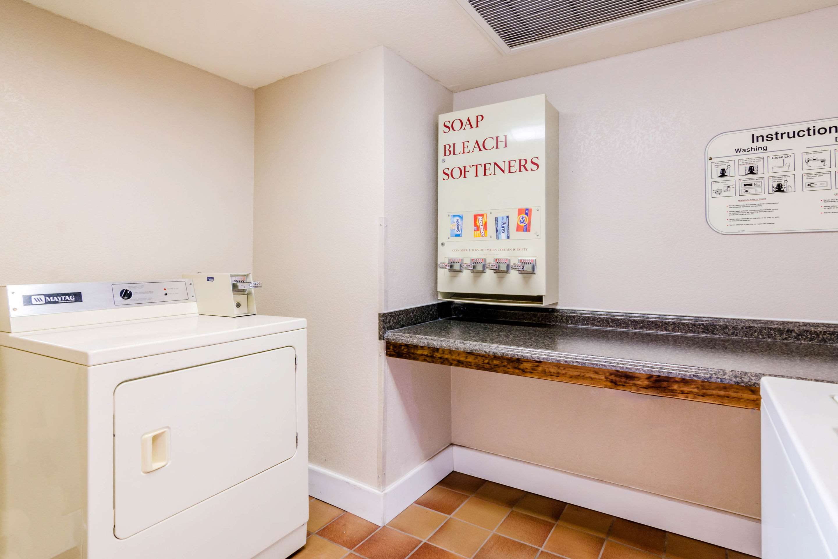 Guest laundry facilities