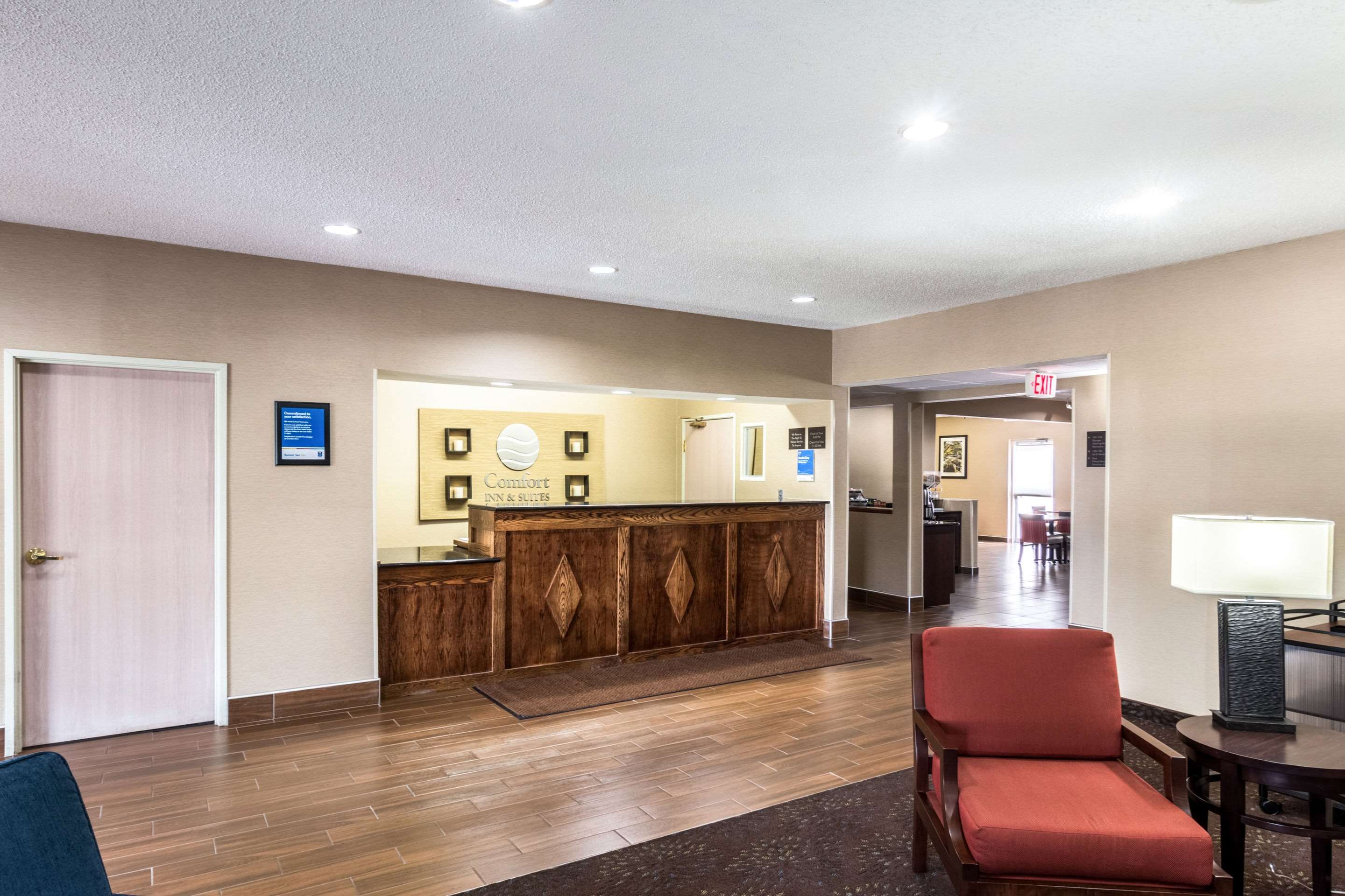 Spacious lobby