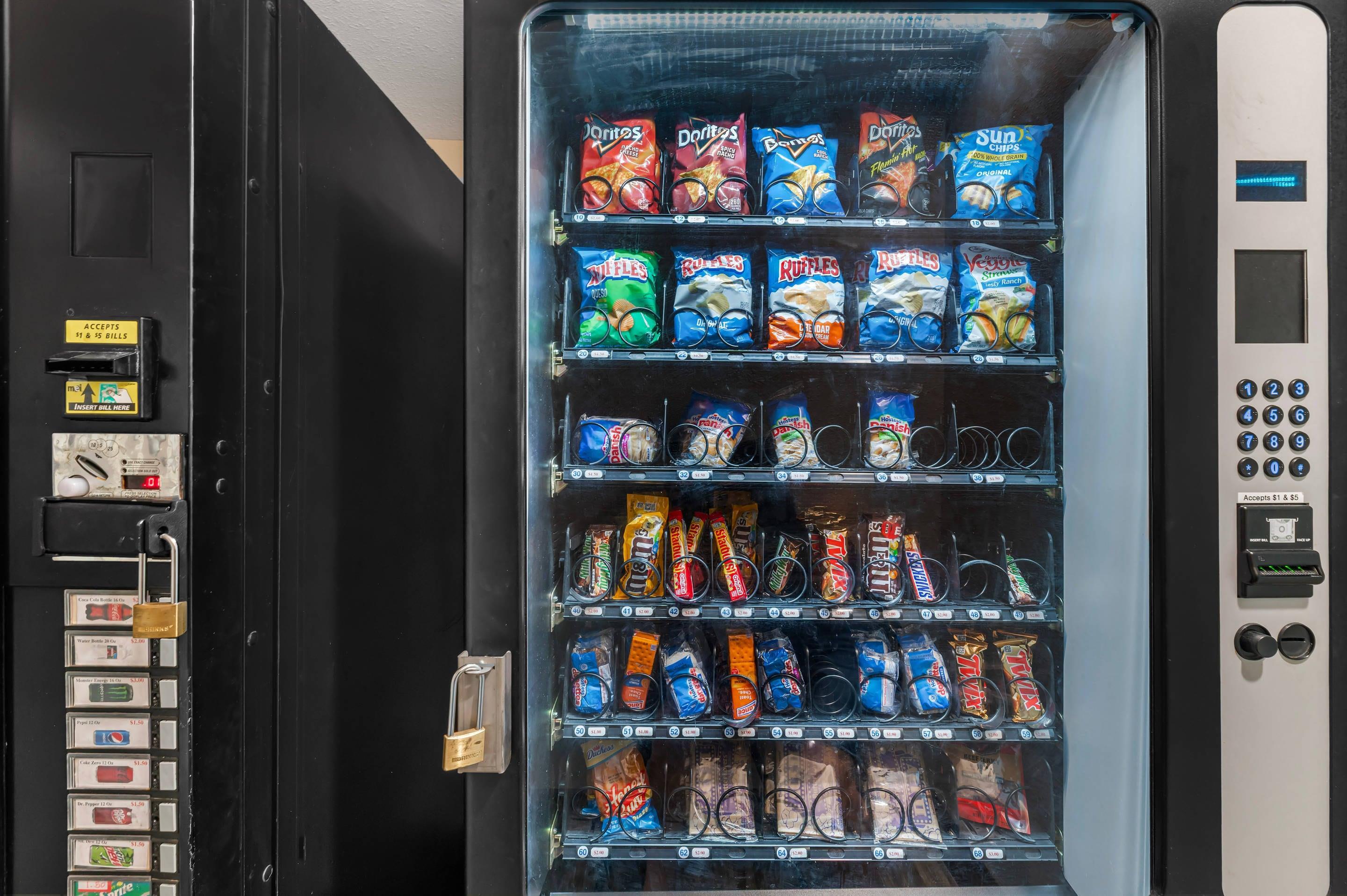 Hotel vending area
