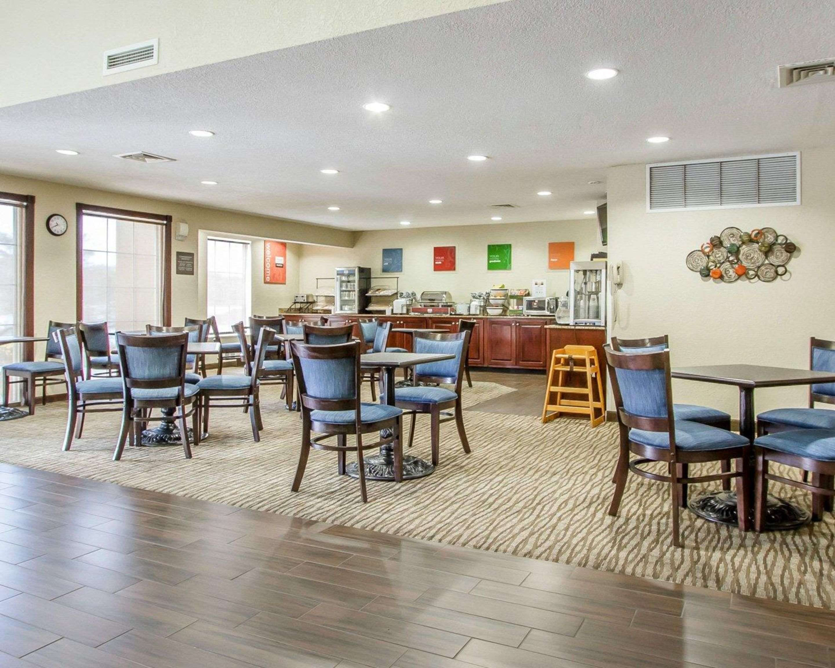 Enjoy breakfast in this spacious area
