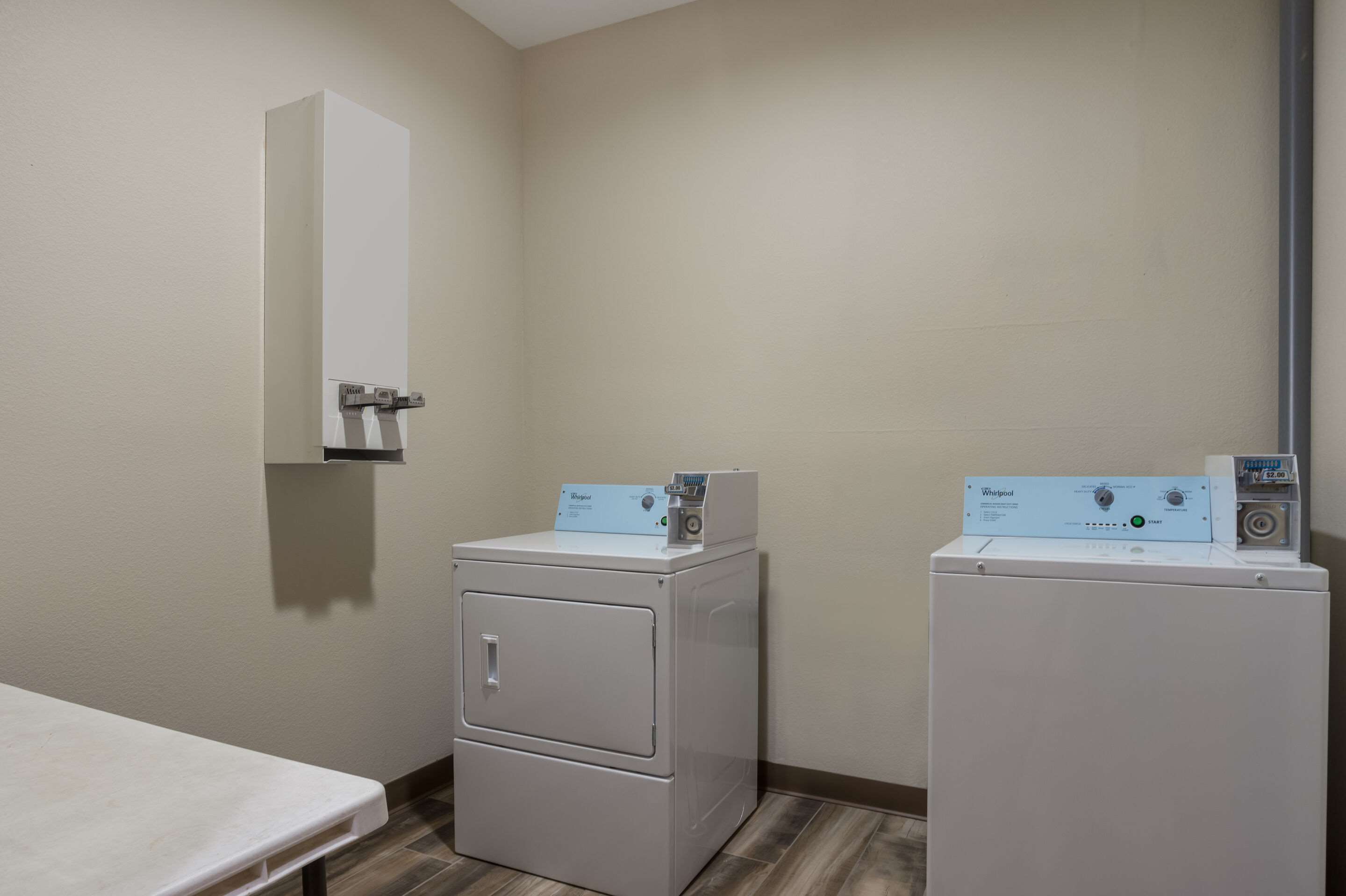 Guest laundry facilities
