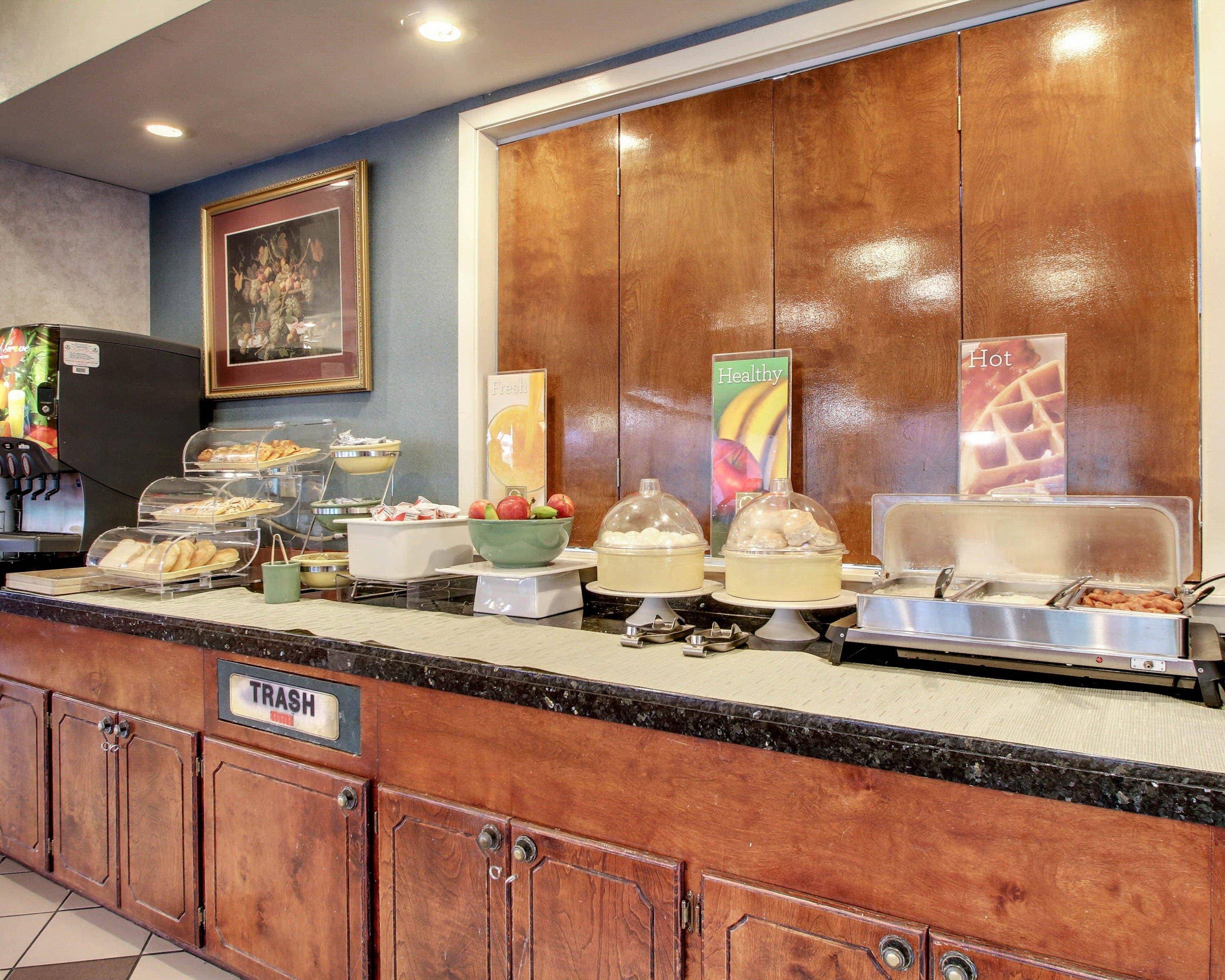 Assorted breakfast items | Quality Inn & Suites
