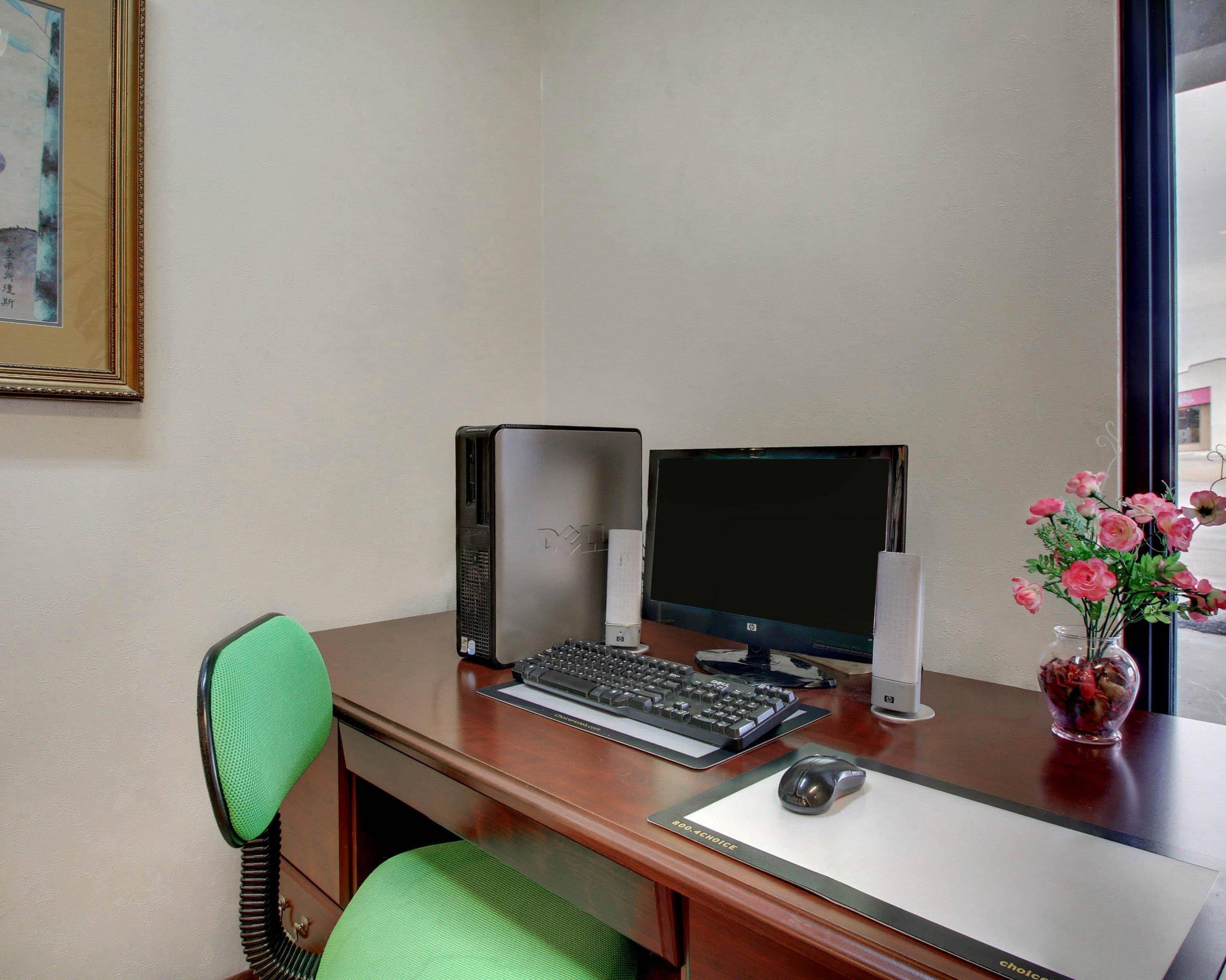 Business center with high-speed Internet access | Quality Inn & Suites