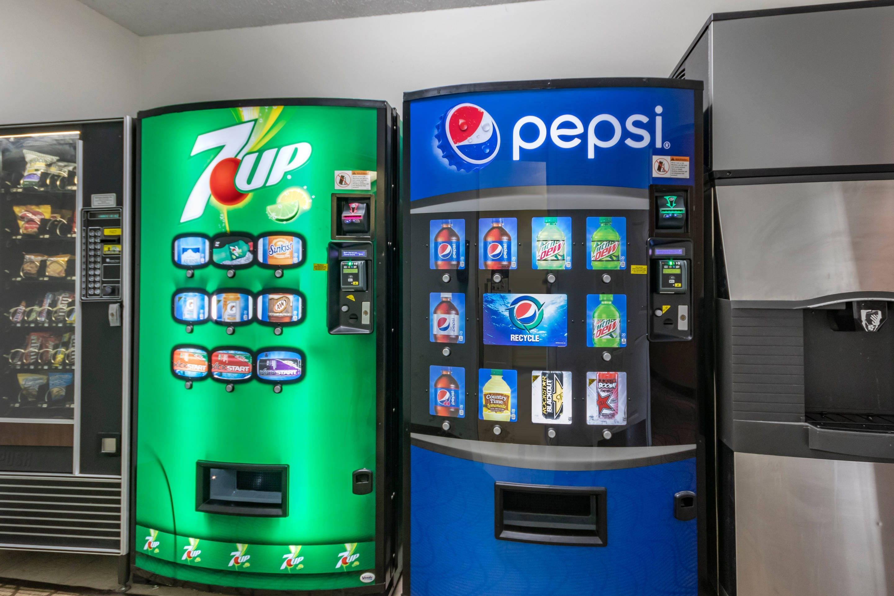 Hotel vending area