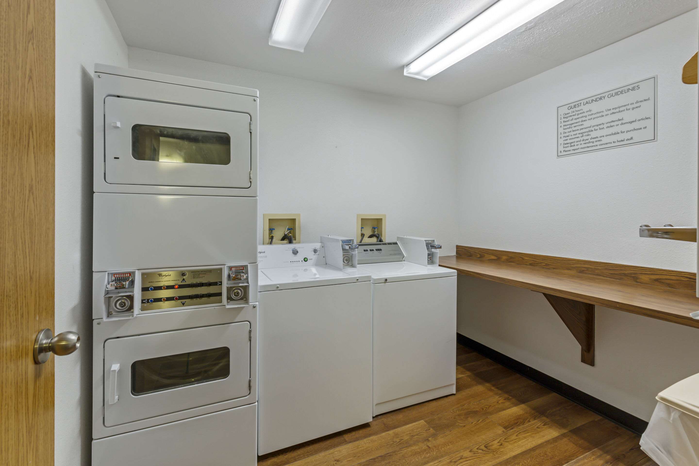 Guest laundry facilities