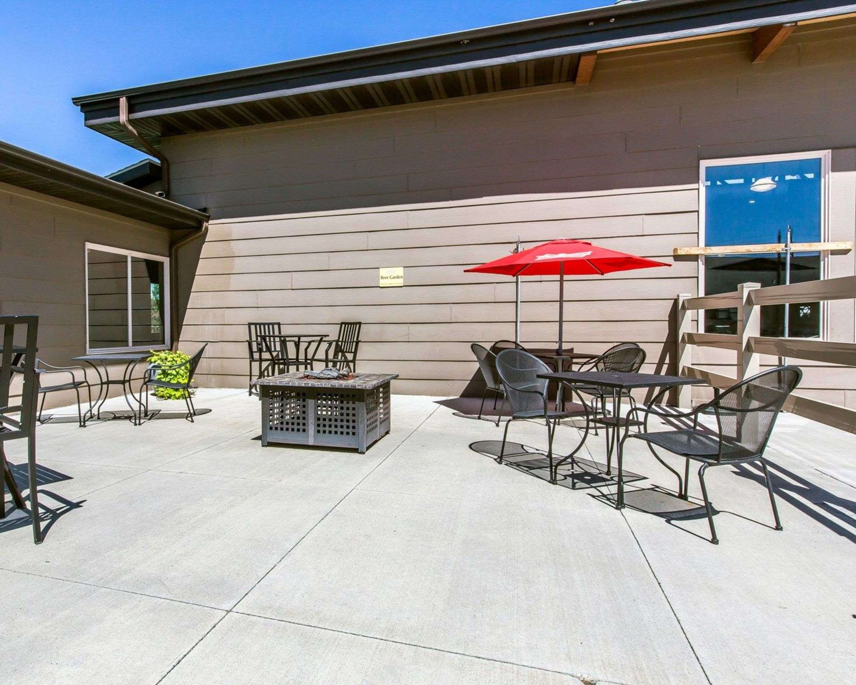 Relax on the hotel patio | Big Horn Resort, Ascend Hotel Collection