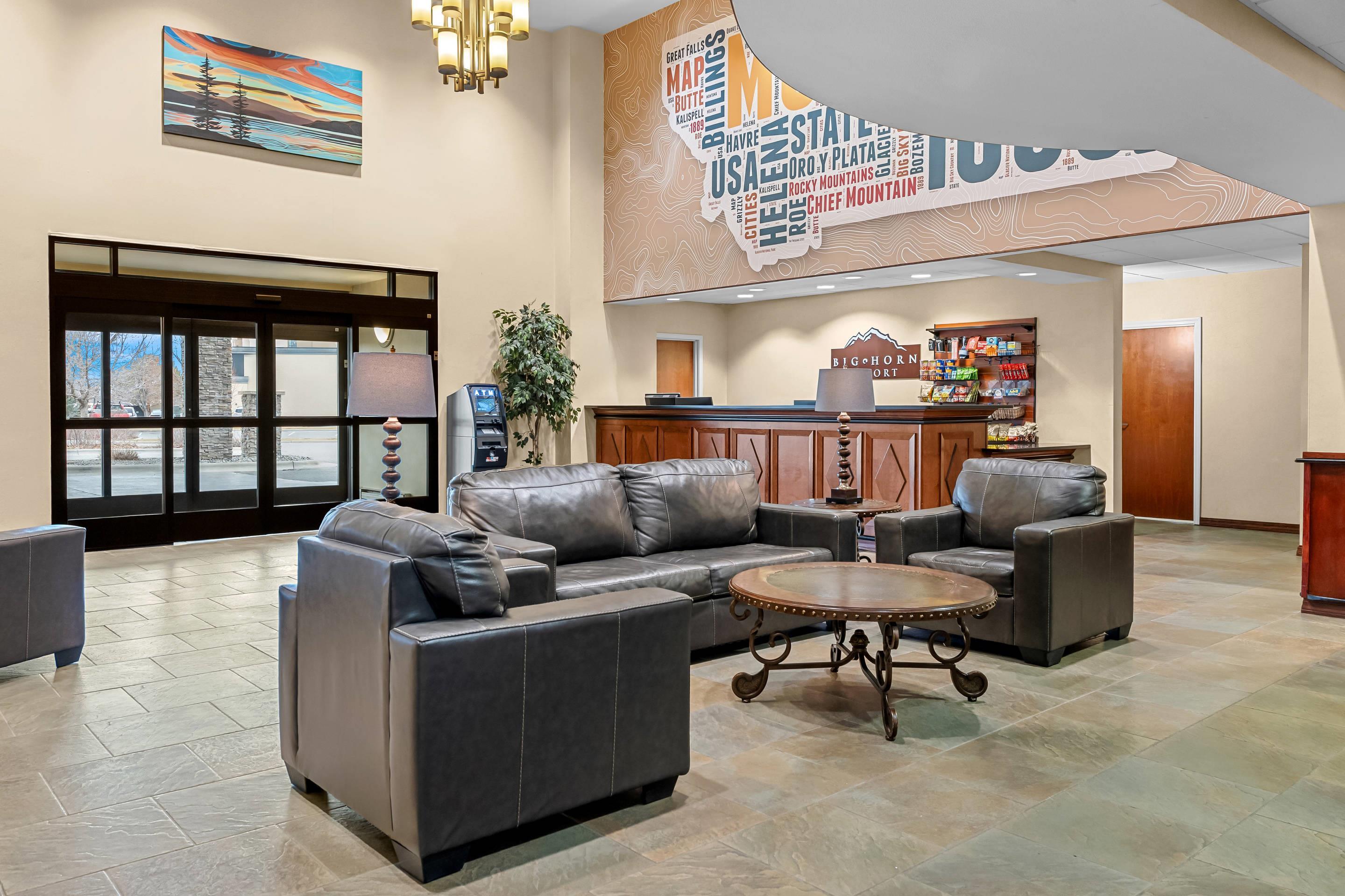 Hotel lobby | Big Horn Resort, Ascend Hotel Collection