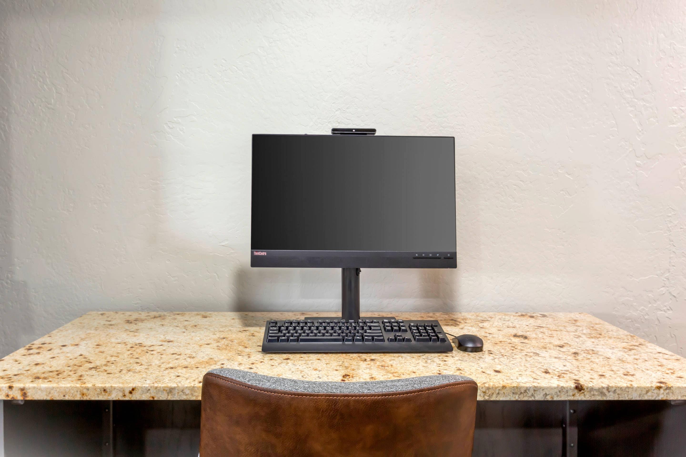 Computer in the lobby
