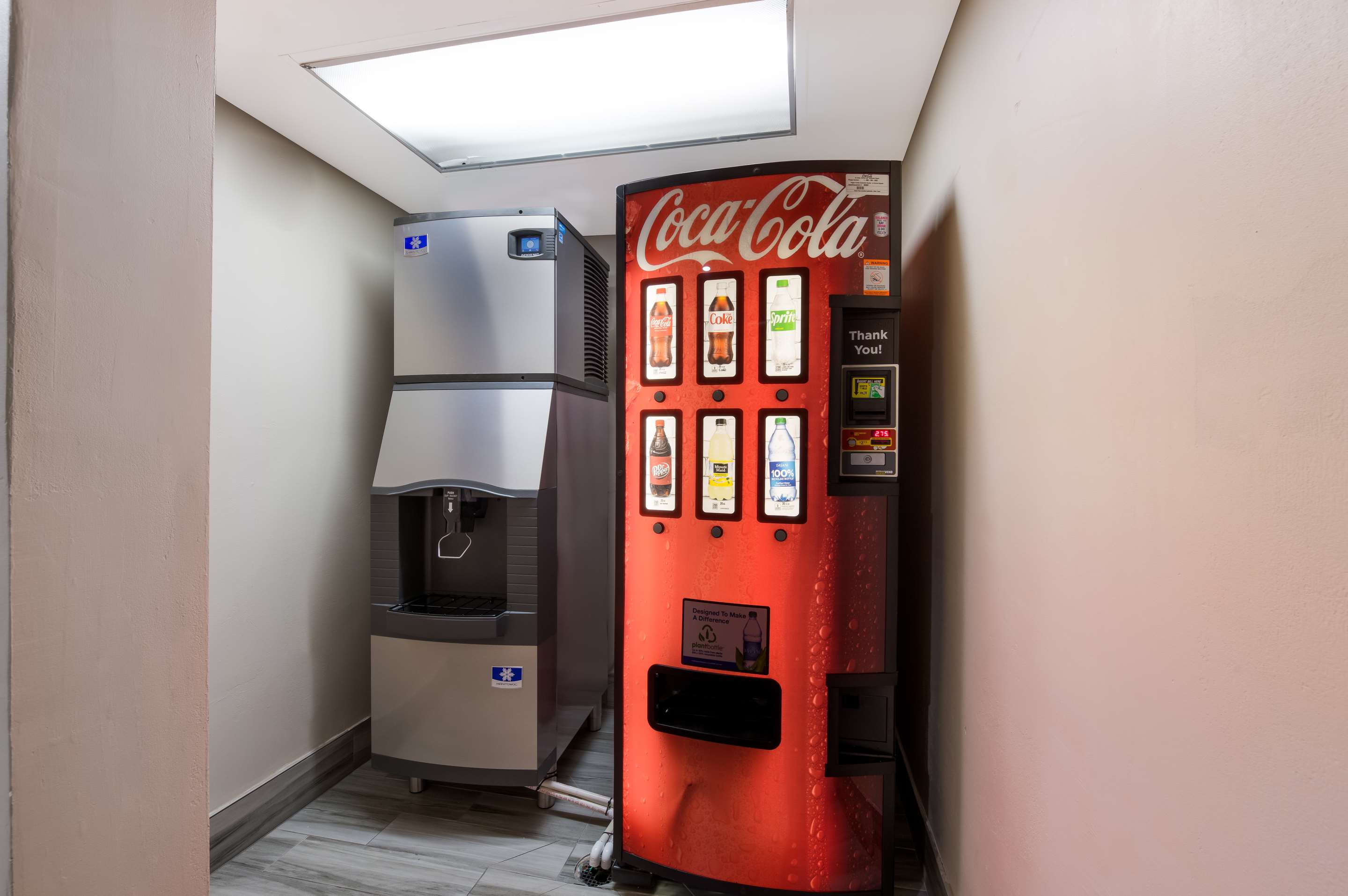 Hotel vending area