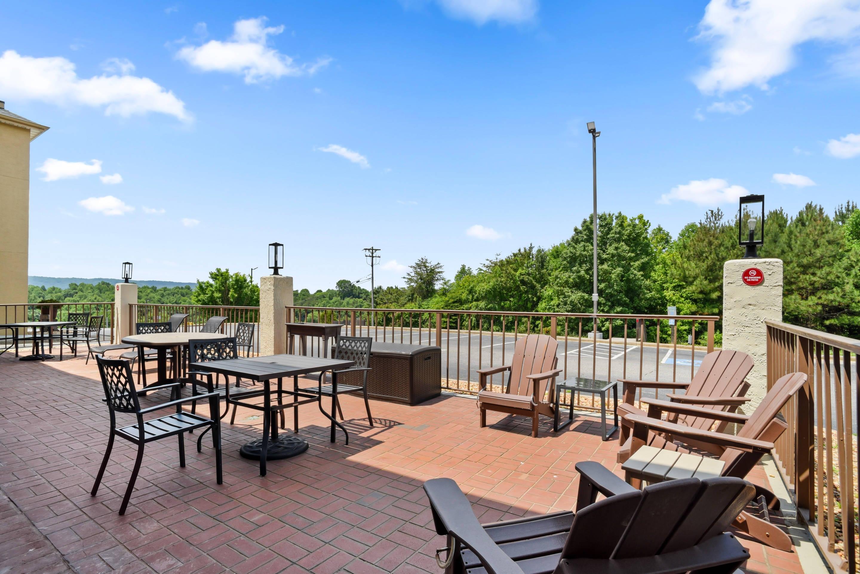 Hotel patio