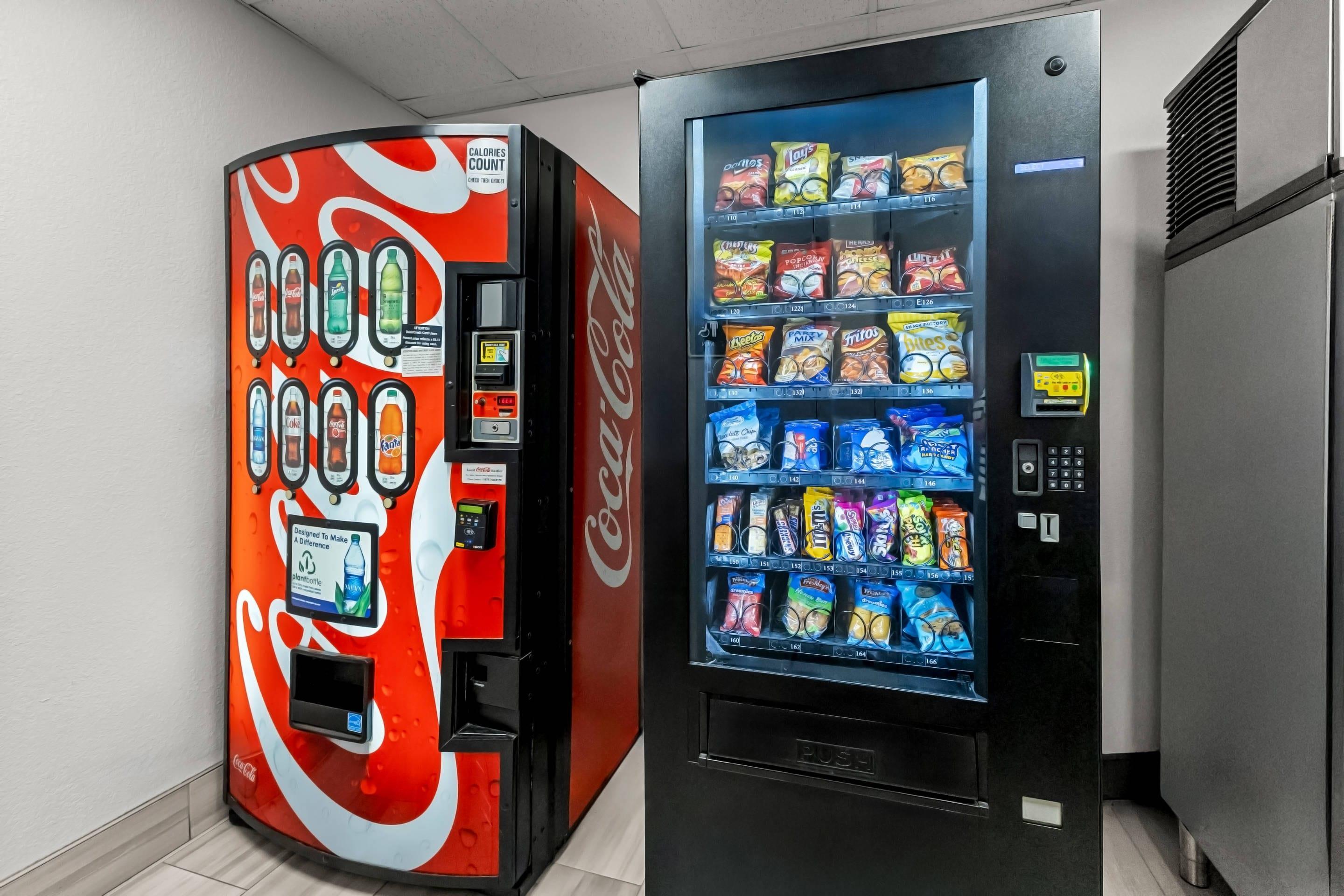 Hotel vending area
