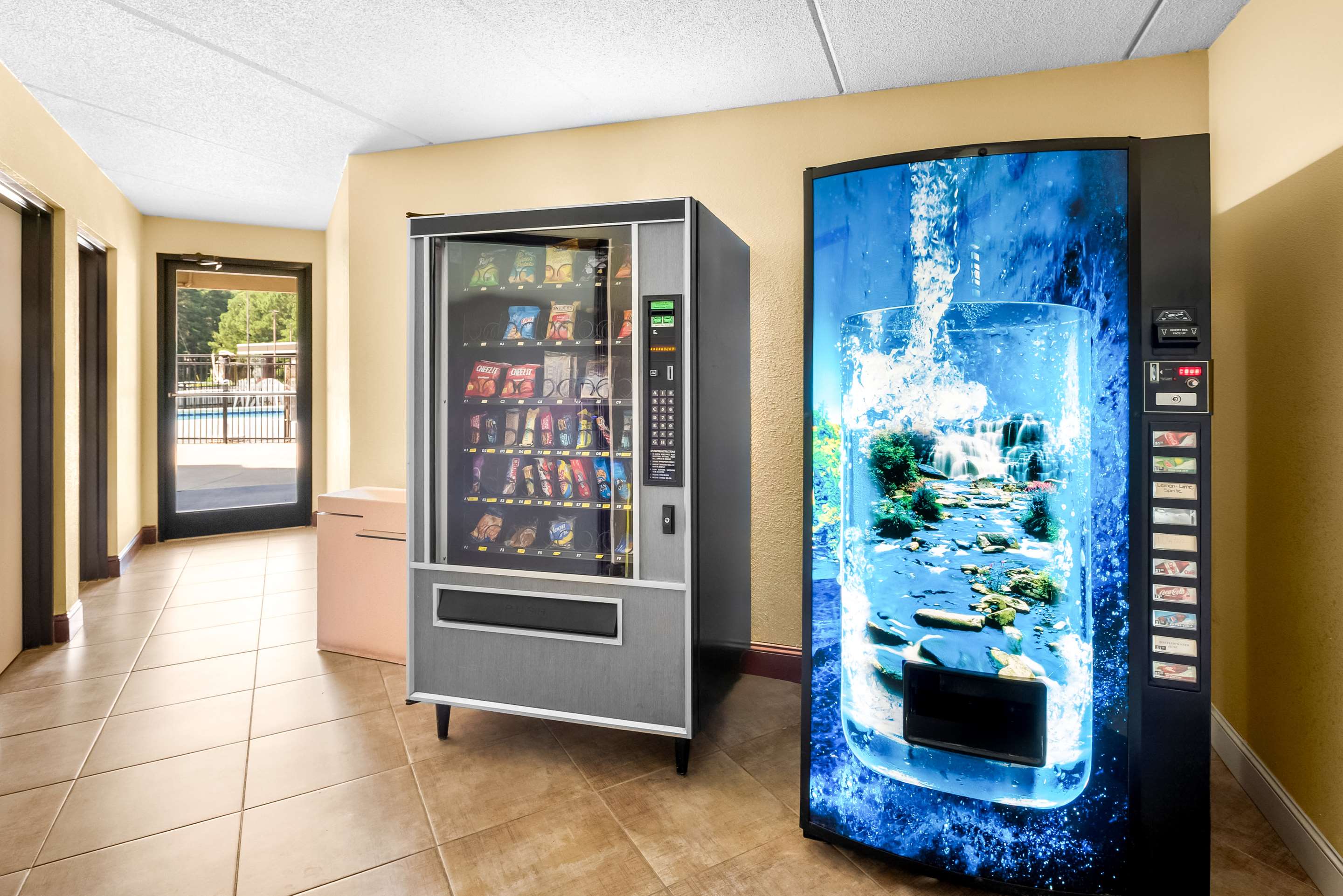 Hotel vending area