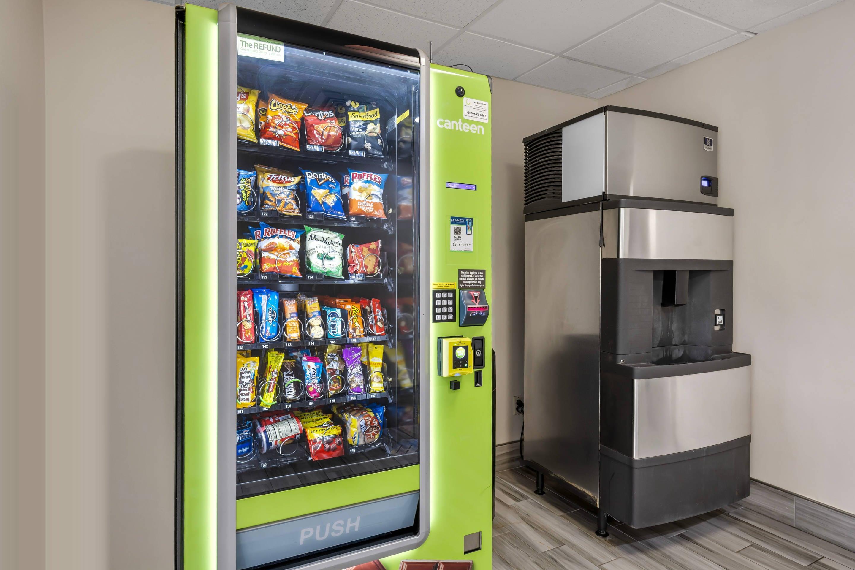 Hotel vending area