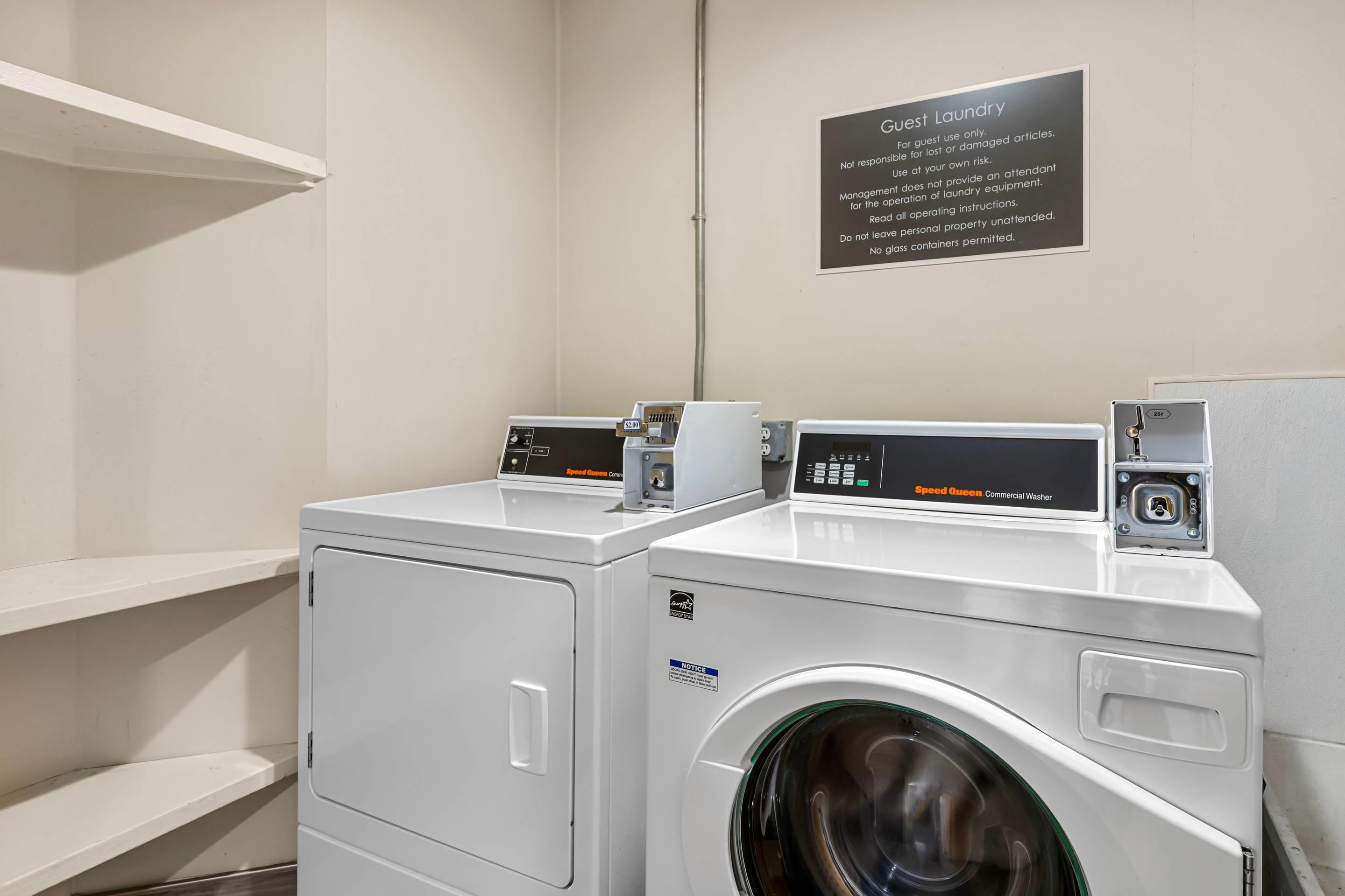Guest laundry facilities