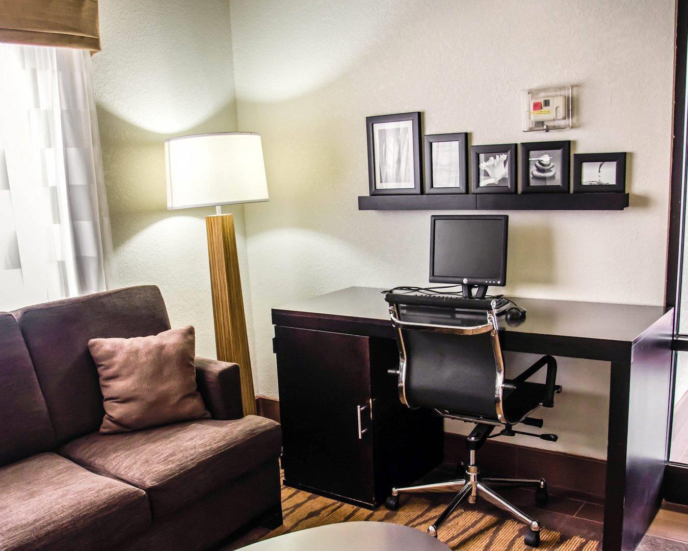 Business center with high-speed Internet access