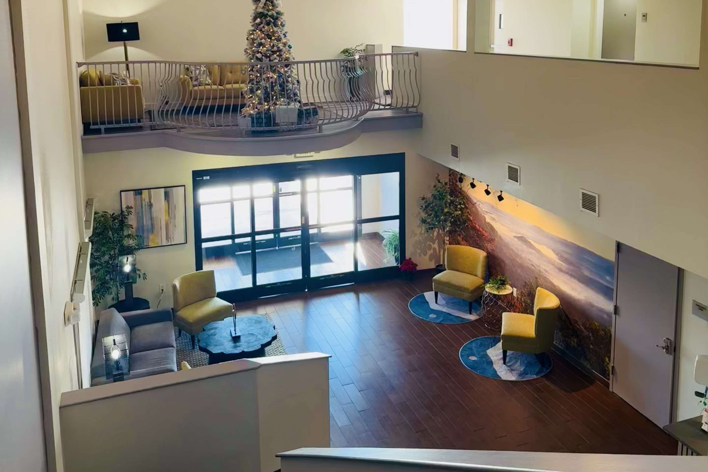 Lobby with sitting area | Sleep Inn & Suites Albemarle