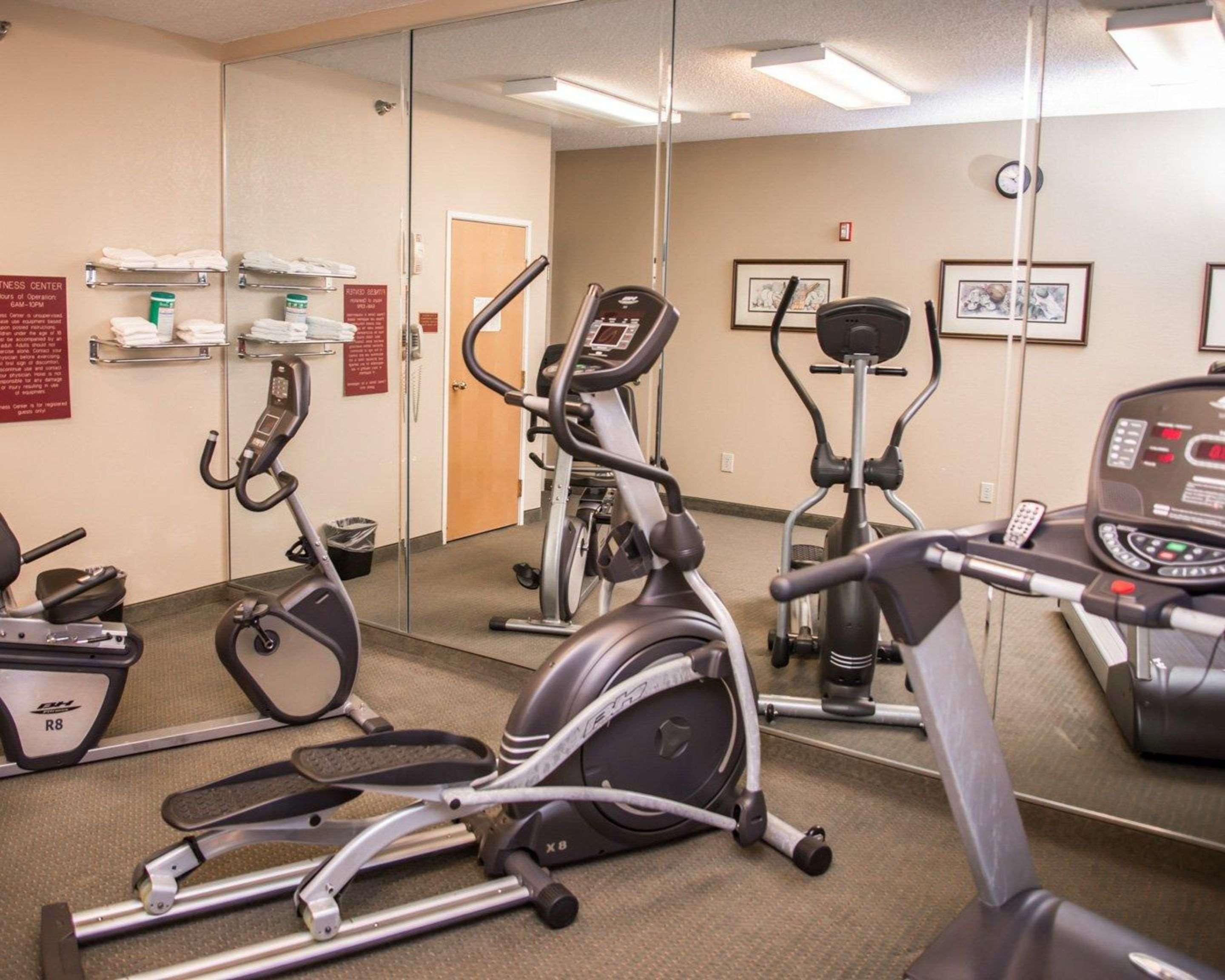Fitness center with cardio equipment | Sleep Inn & Suites at Concord Mills