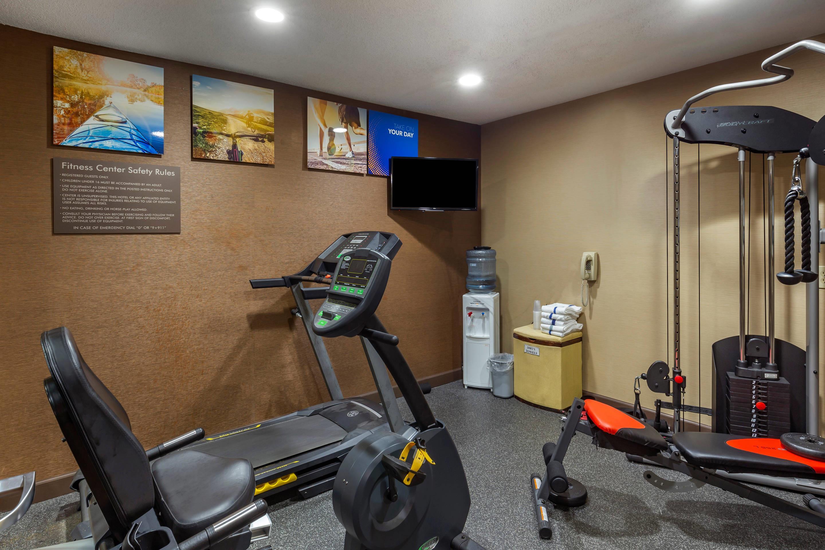 Fitness center | Comfort Inn Garner Clayton I-40