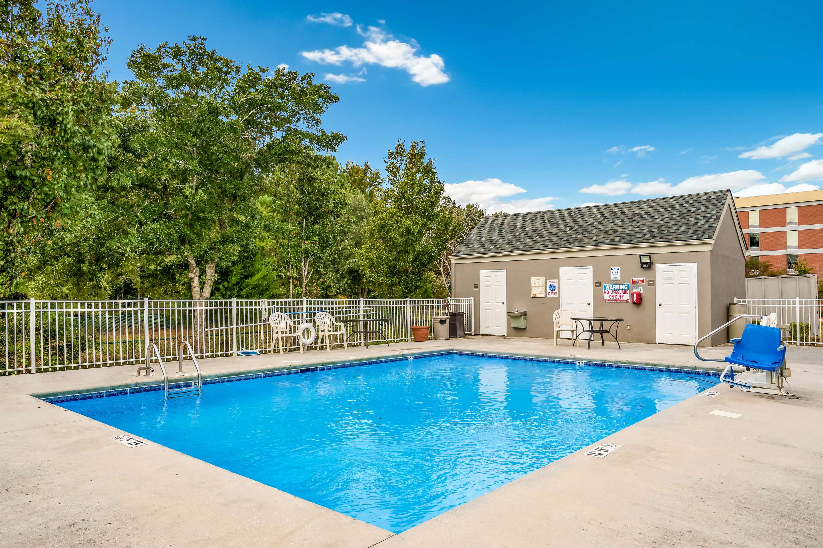 Outdoor pool | Sleep Inn & Suites Jacksonville near Camp Lejeune