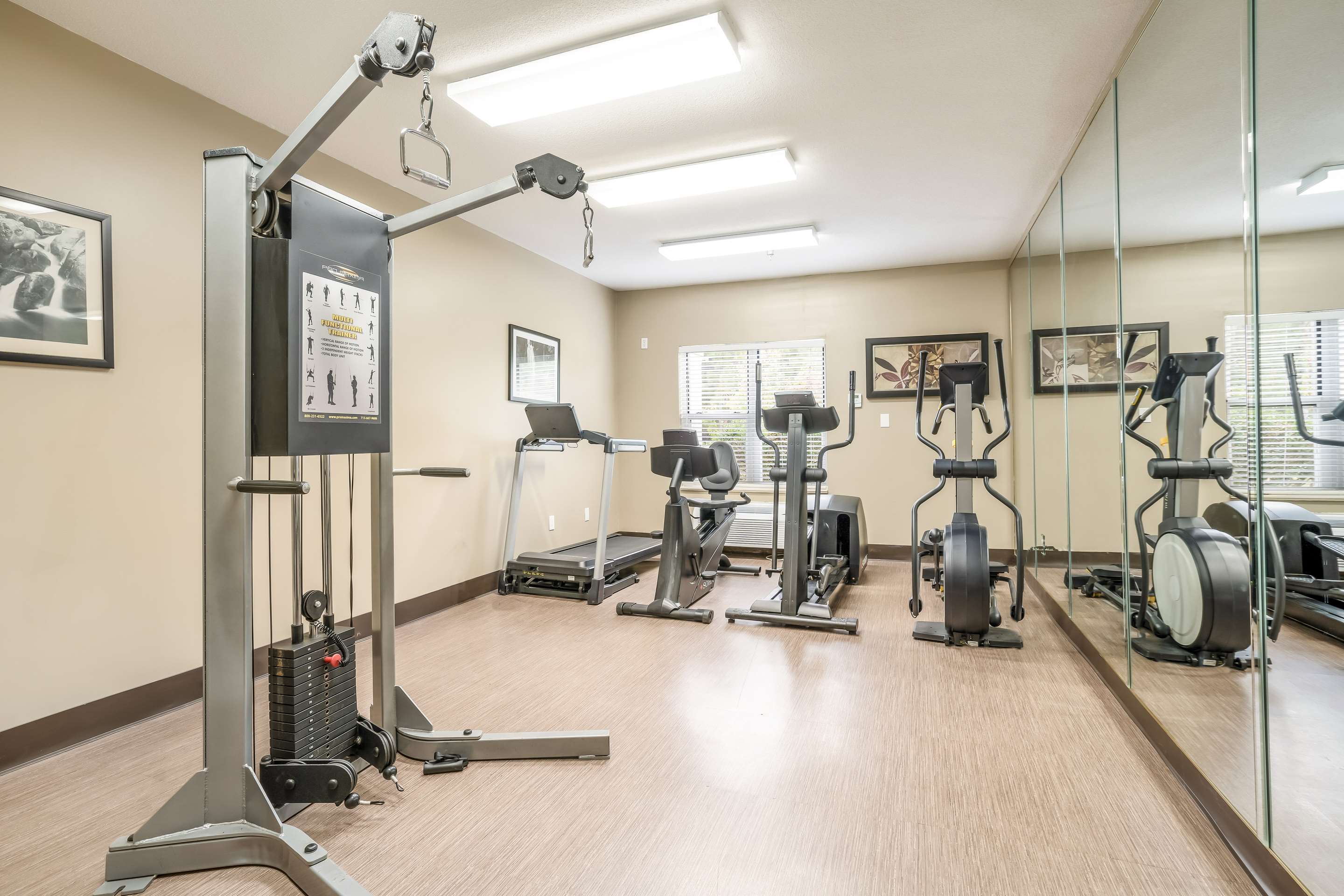 Fitness center | Sleep Inn & Suites Jacksonville near Camp Lejeune