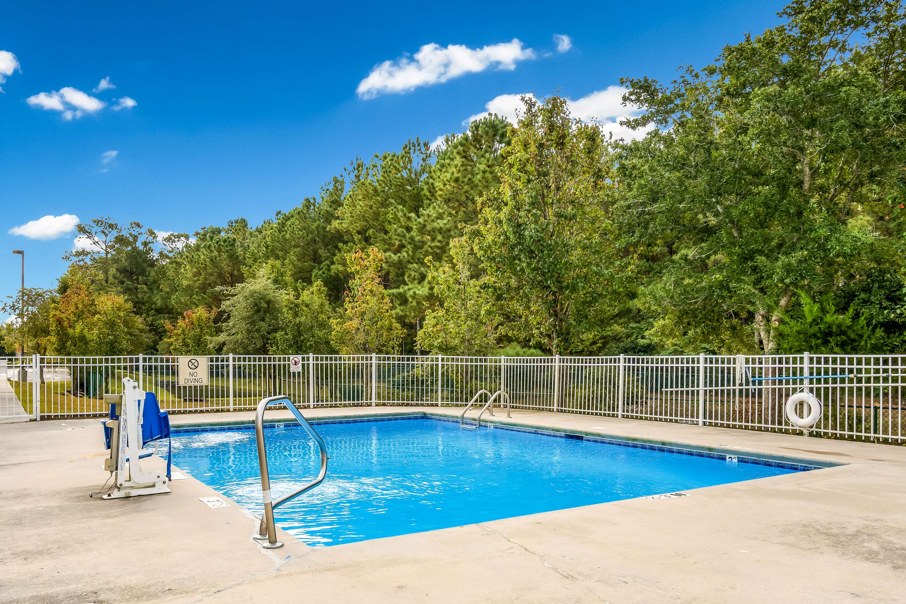 Outdoor pool | Sleep Inn & Suites Jacksonville near Camp Lejeune