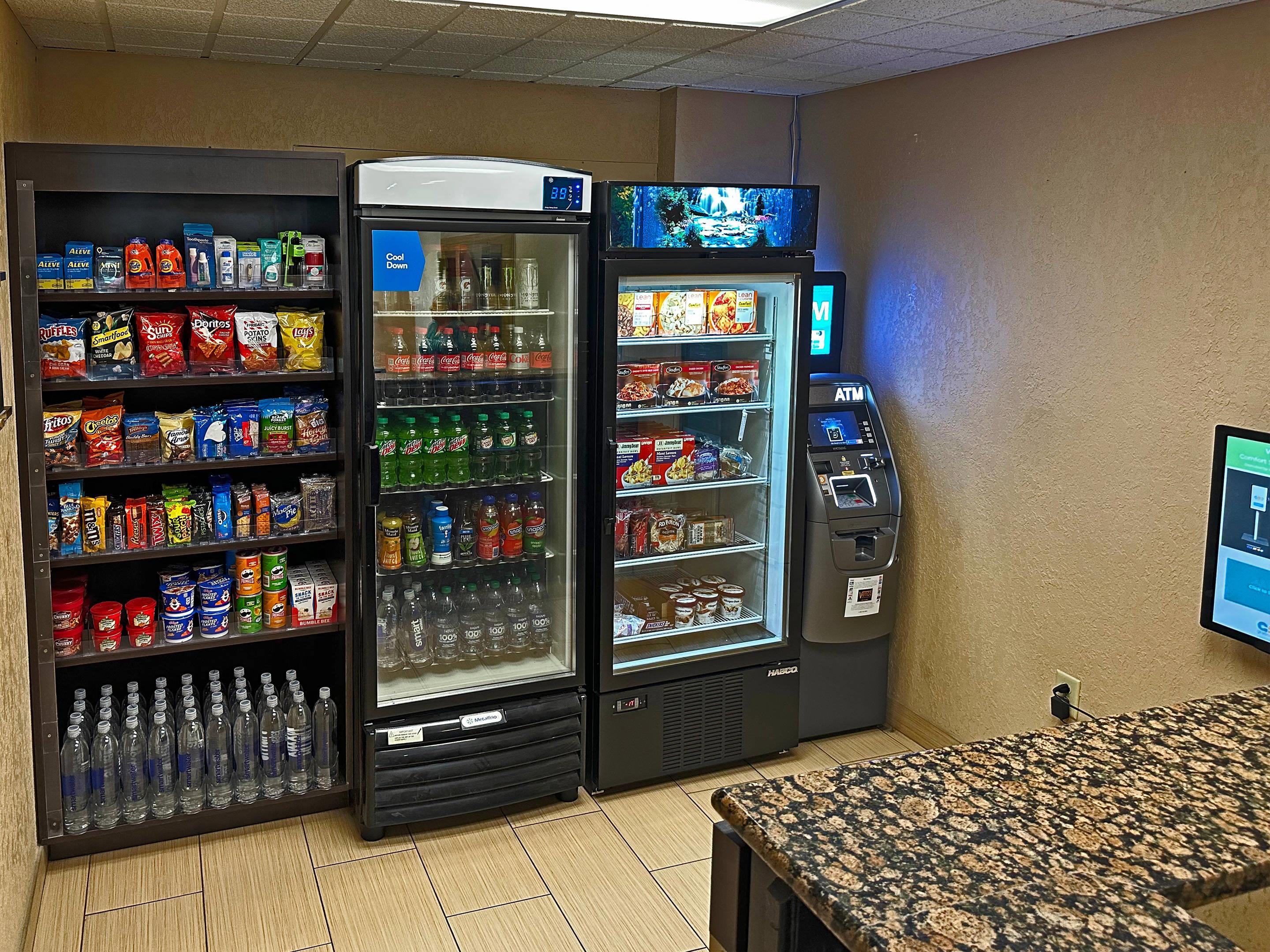 Hotel vending area | Comfort Suites Concord Mills