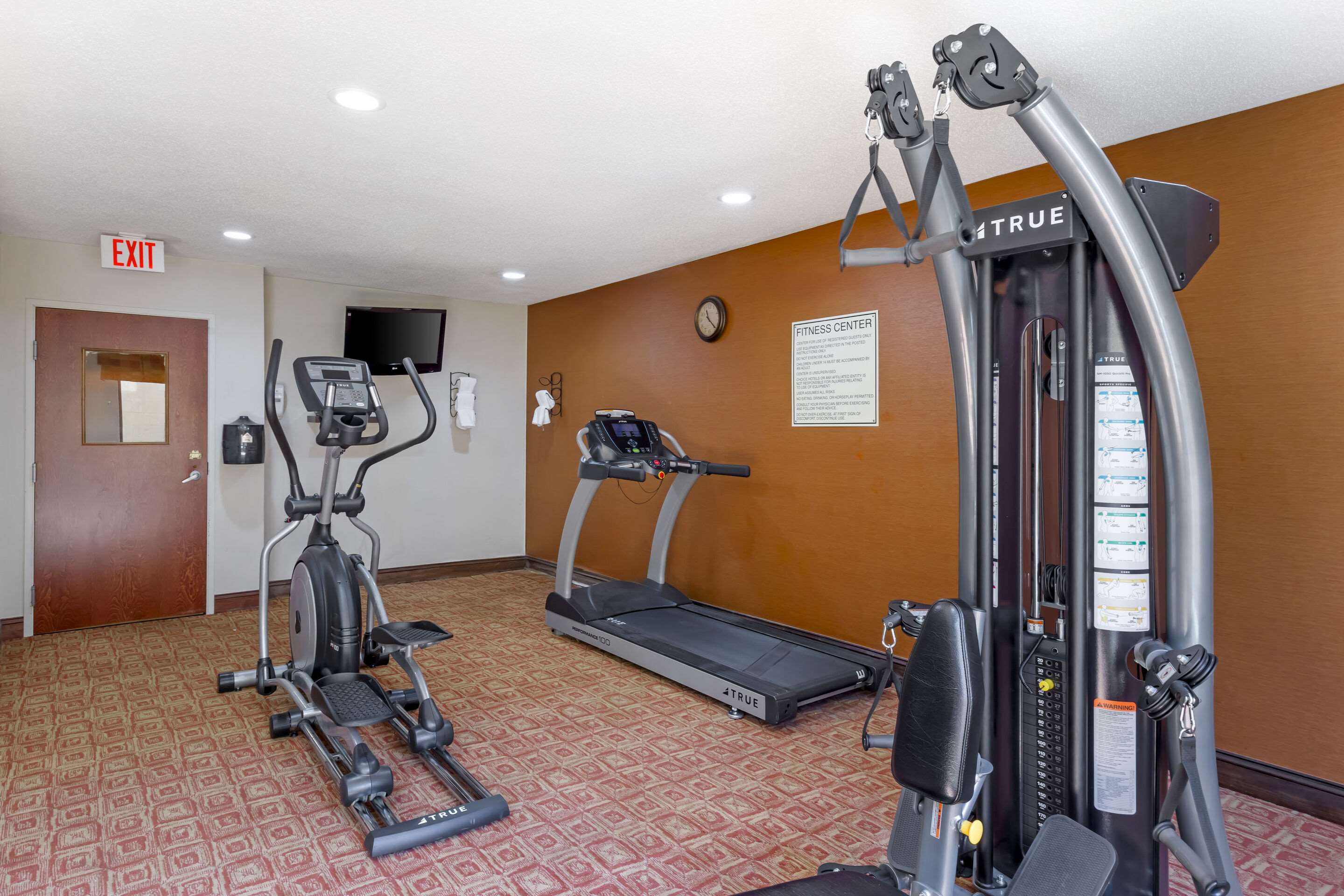 Fitness center | Quality Inn Raleigh Downtown