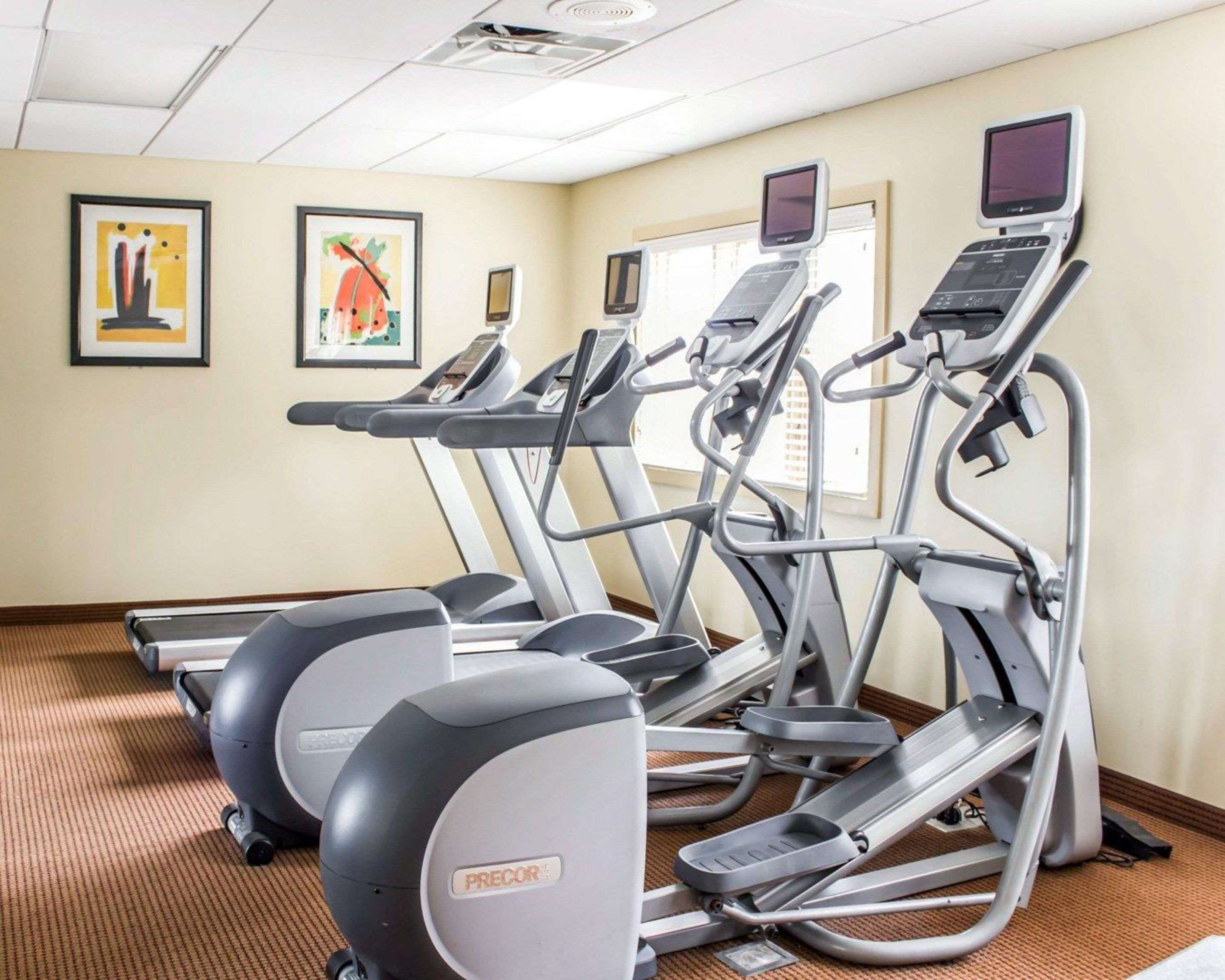 Fitness center with cardio equipment | Comfort Inn Near Fort Bragg