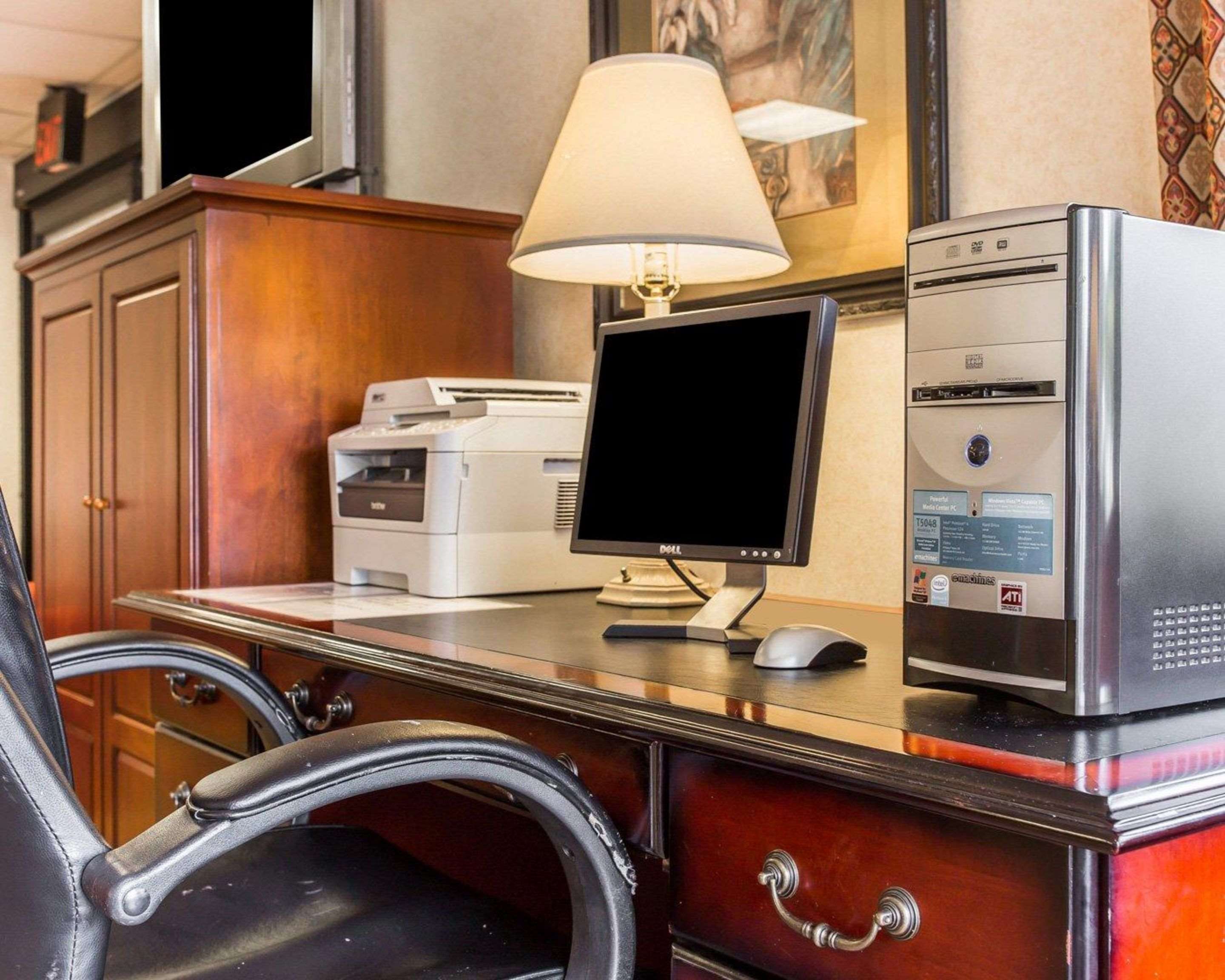 Business center | Quality Inn University Winston Salem