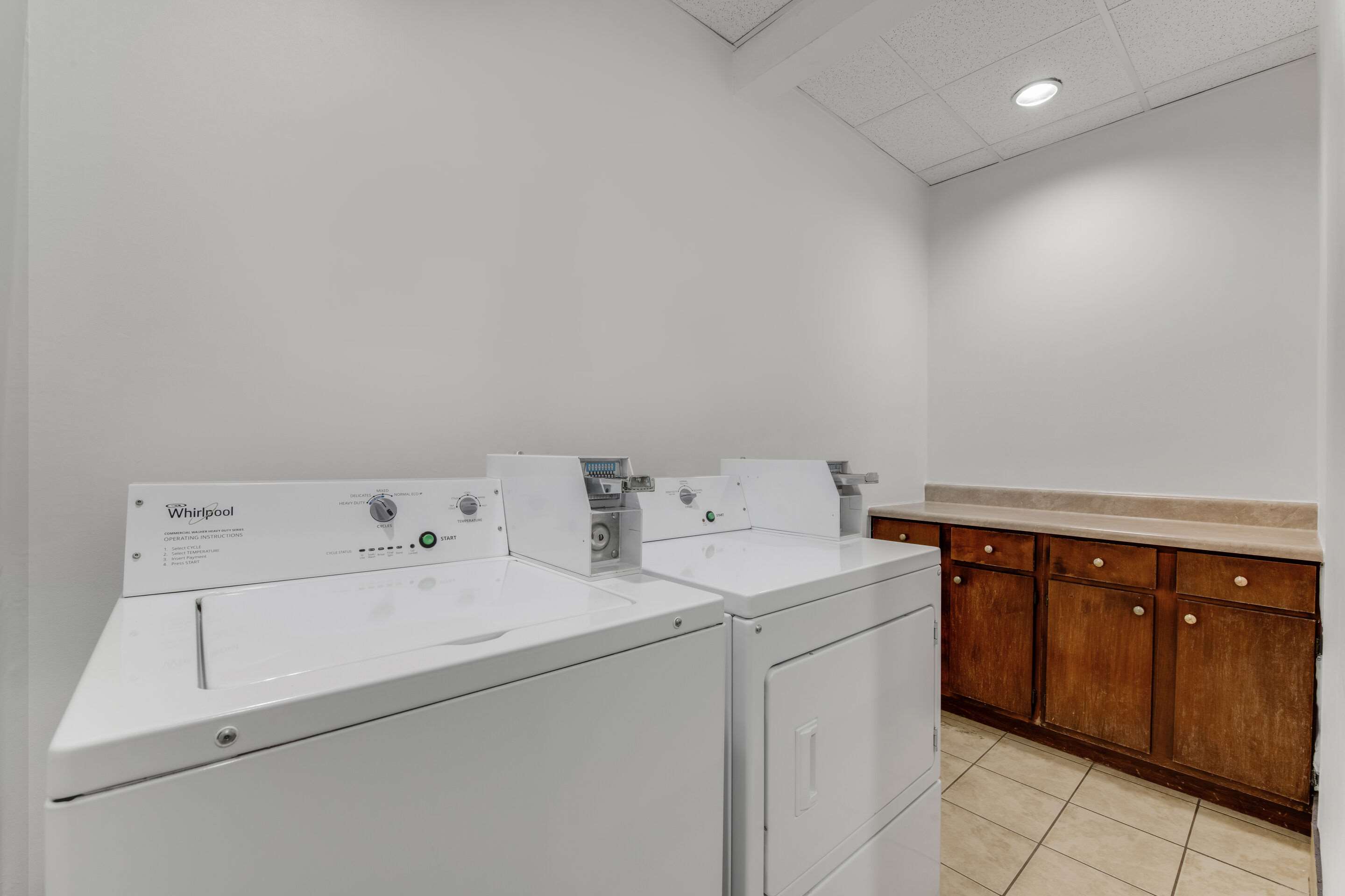 Guest laundry facilities