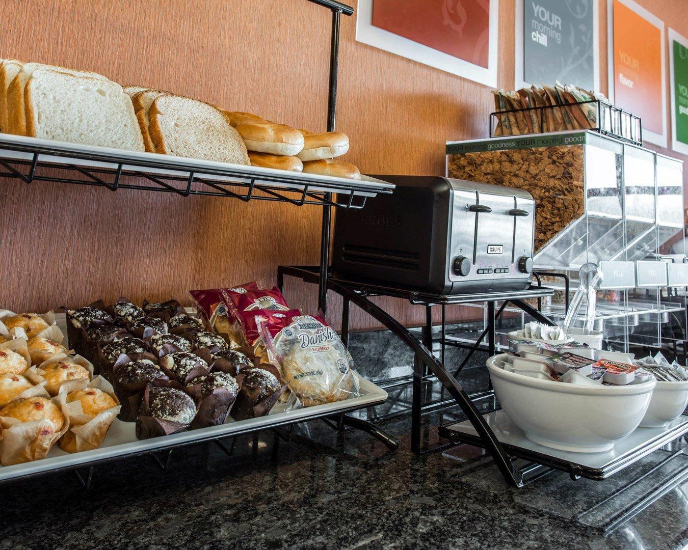 Assorted breakfast items | Comfort Inn & Suites