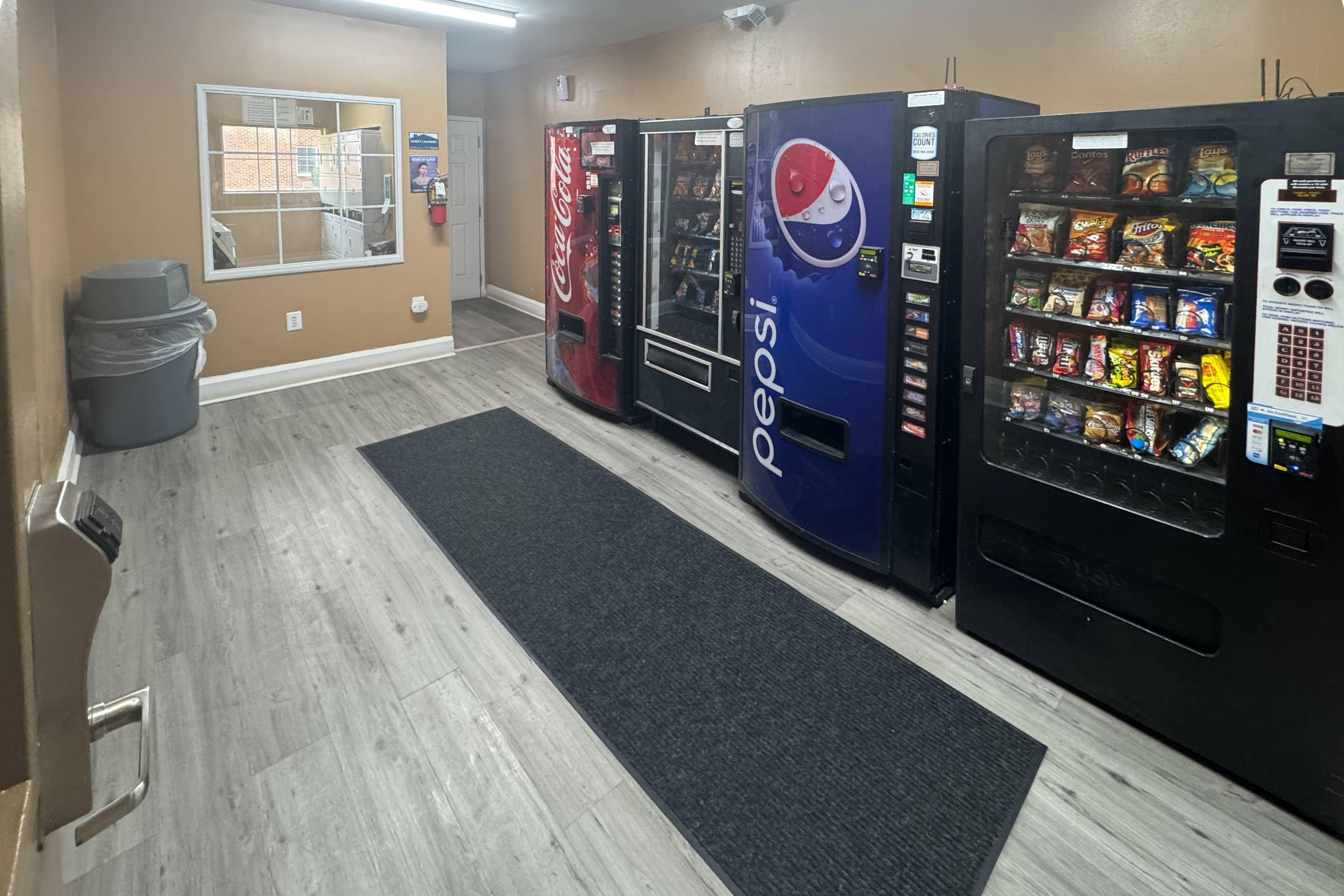 Hotel vending area
