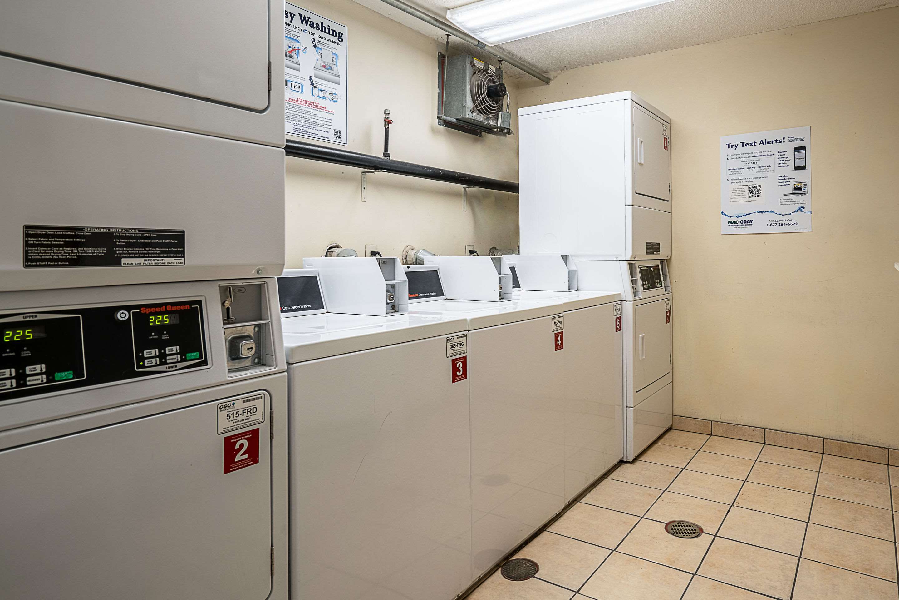 Guest laundry facilities