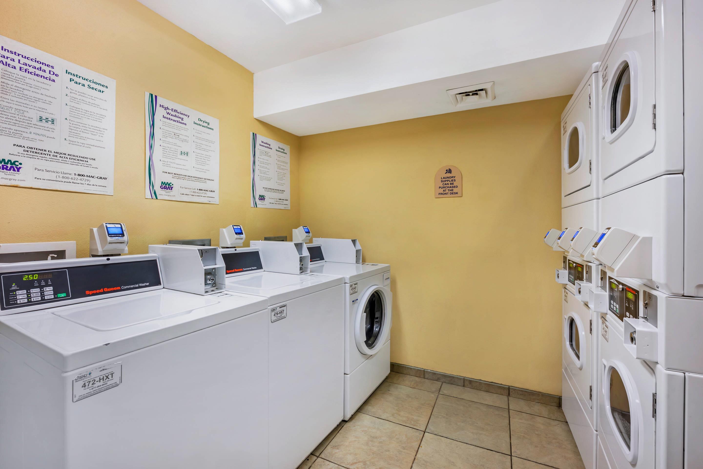 Guest laundry facilities | MainStay Suites Jacksonville near Camp Lejeune