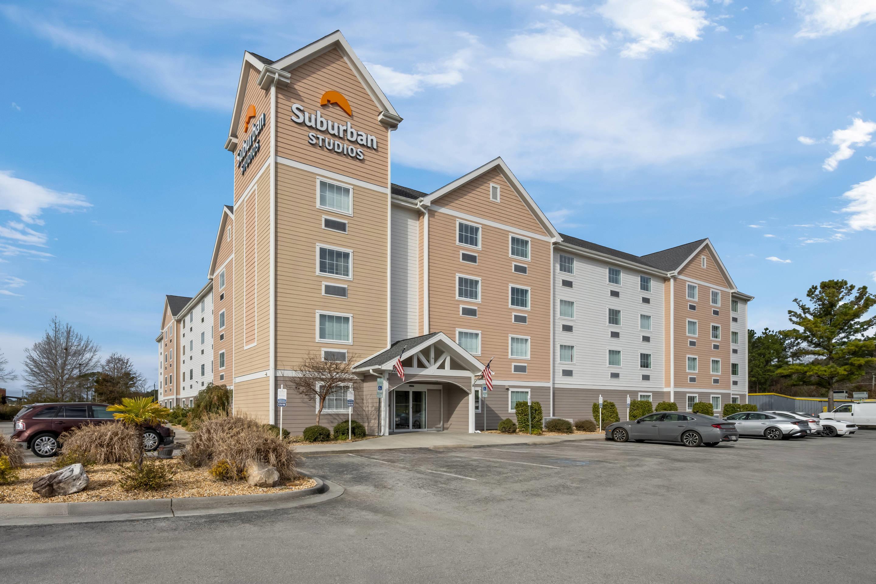 Hotel exterior | Suburban Studios Near Camp Lejeune