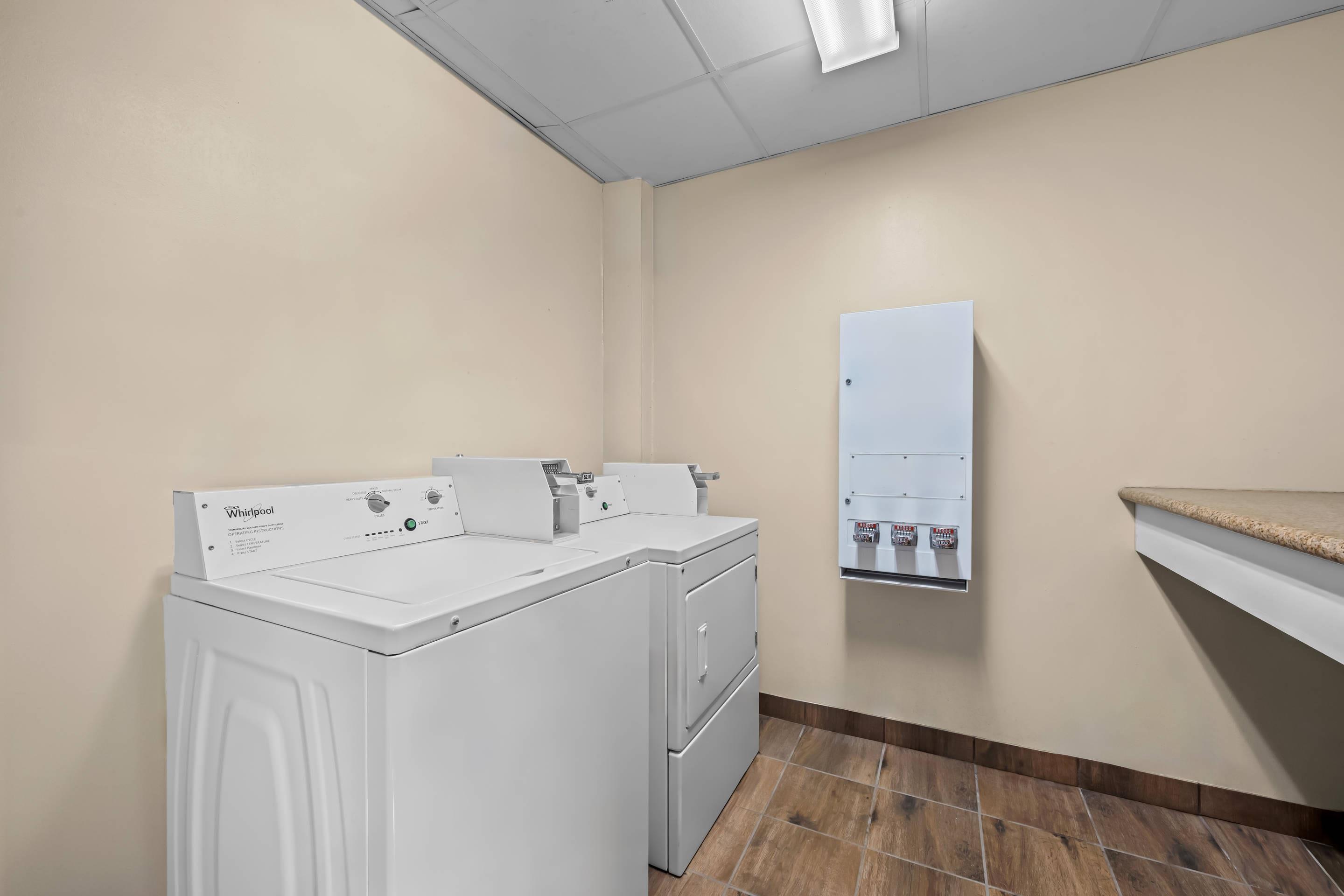 Guest laundry facilities