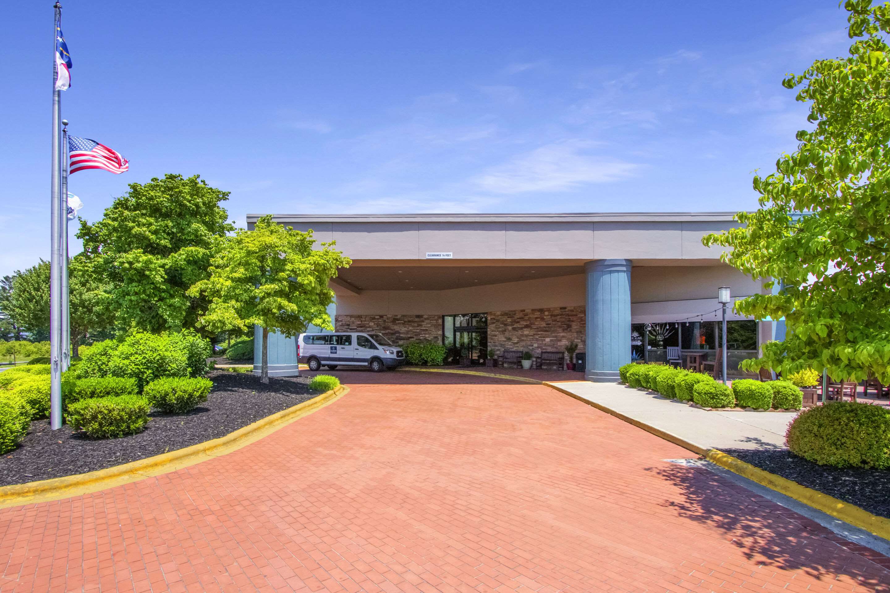Hotel entrance | Clarion Inn Asheville Airport