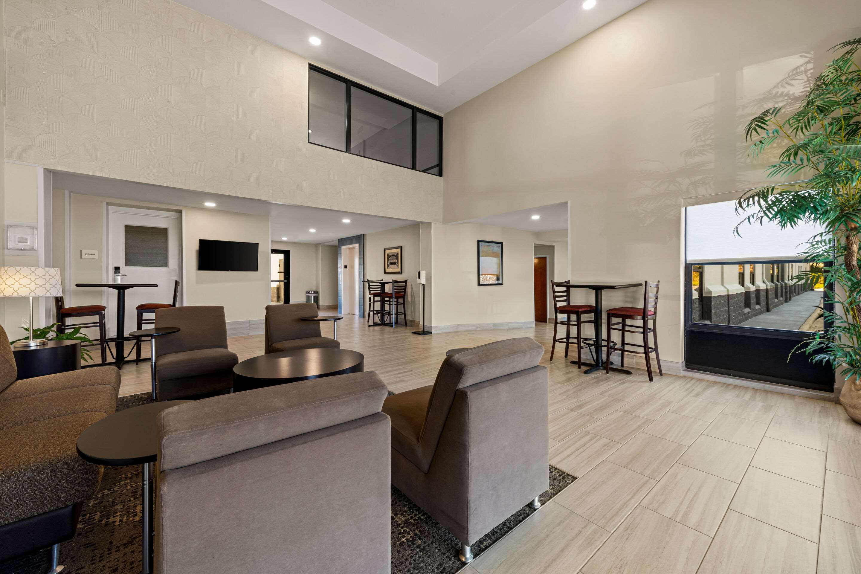 Hotel lobby
